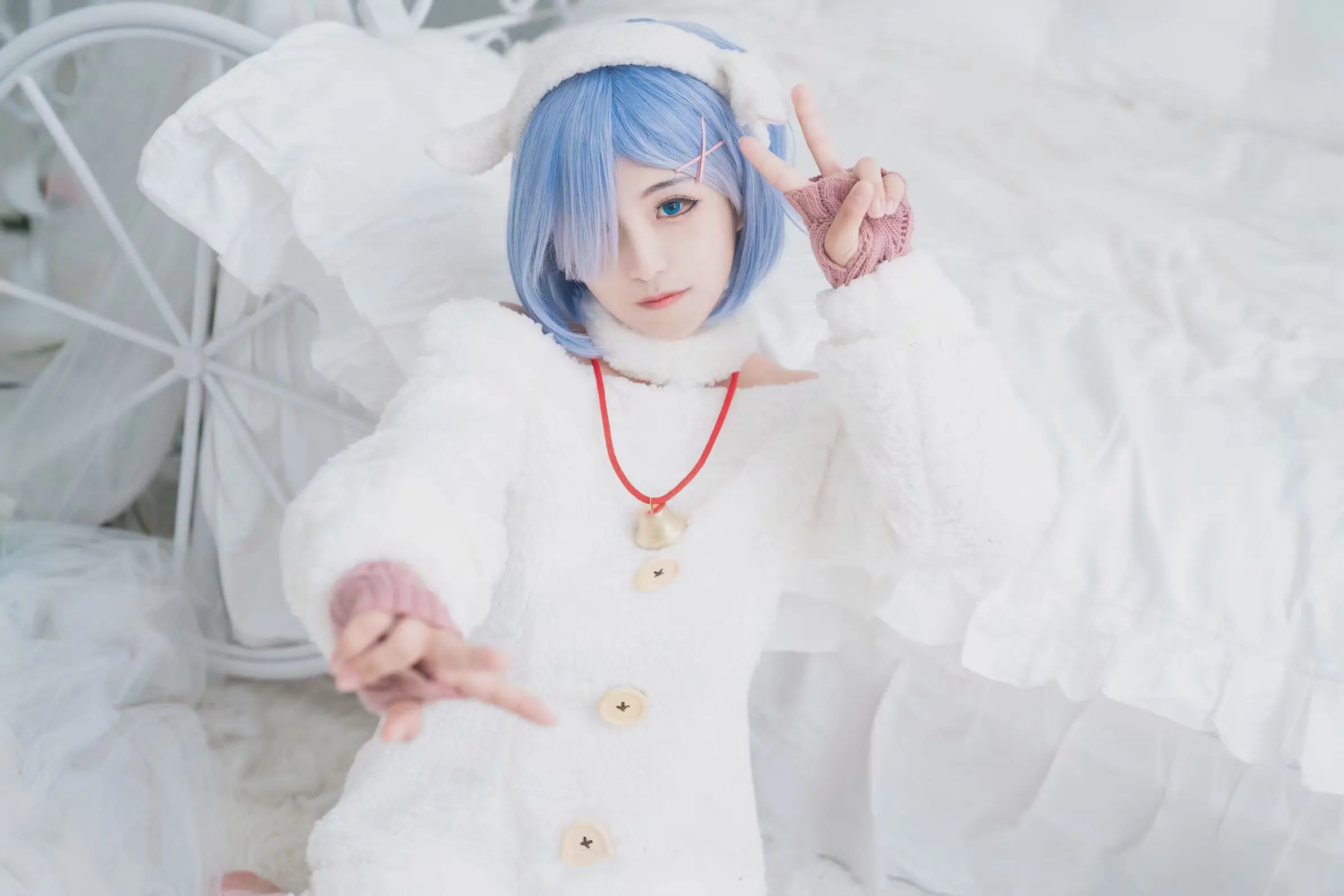 蕾姆小绵羊cosplay-公众号小姨ai