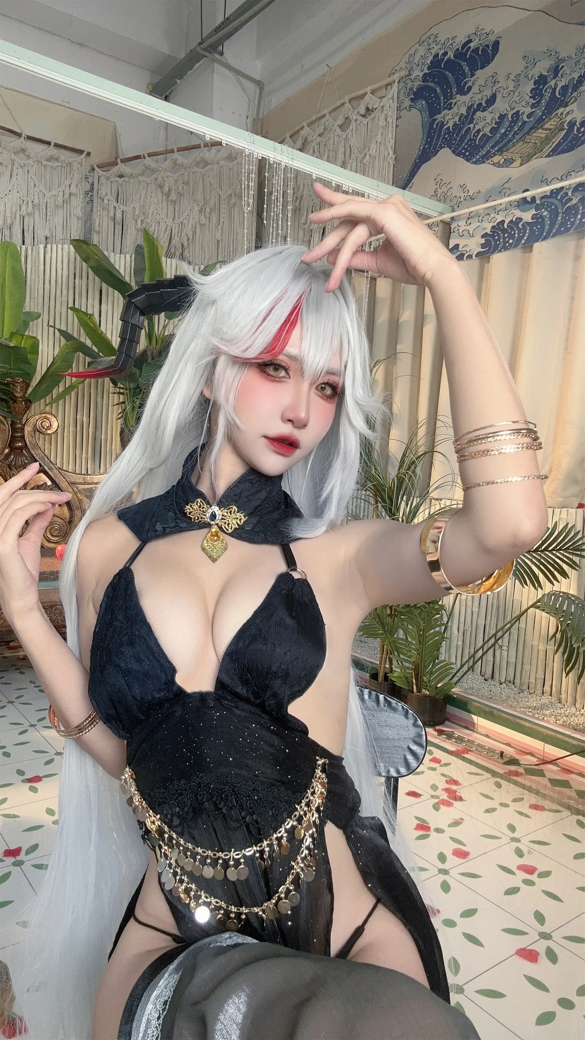 《碧蓝航线》埃吉尔 舞娘cosplay-公众号小姨ai