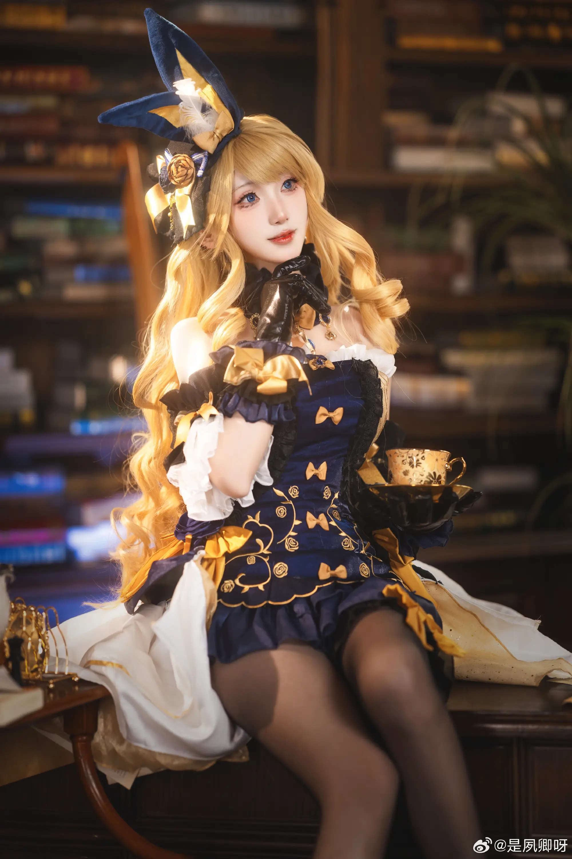 COSPLAY 原神 娜维娅兔兔装@是夙卿呀-公众号小姨ai