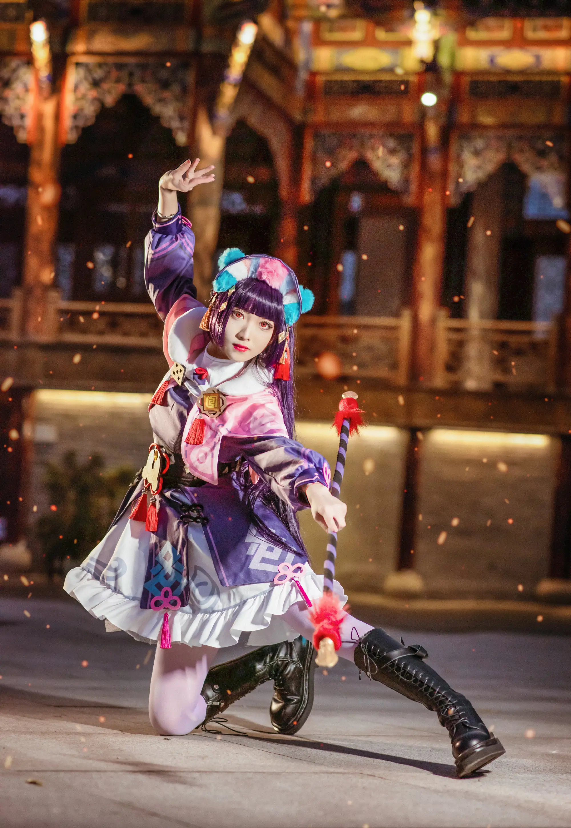 《原神》云堇cosplay-公众号小姨ai