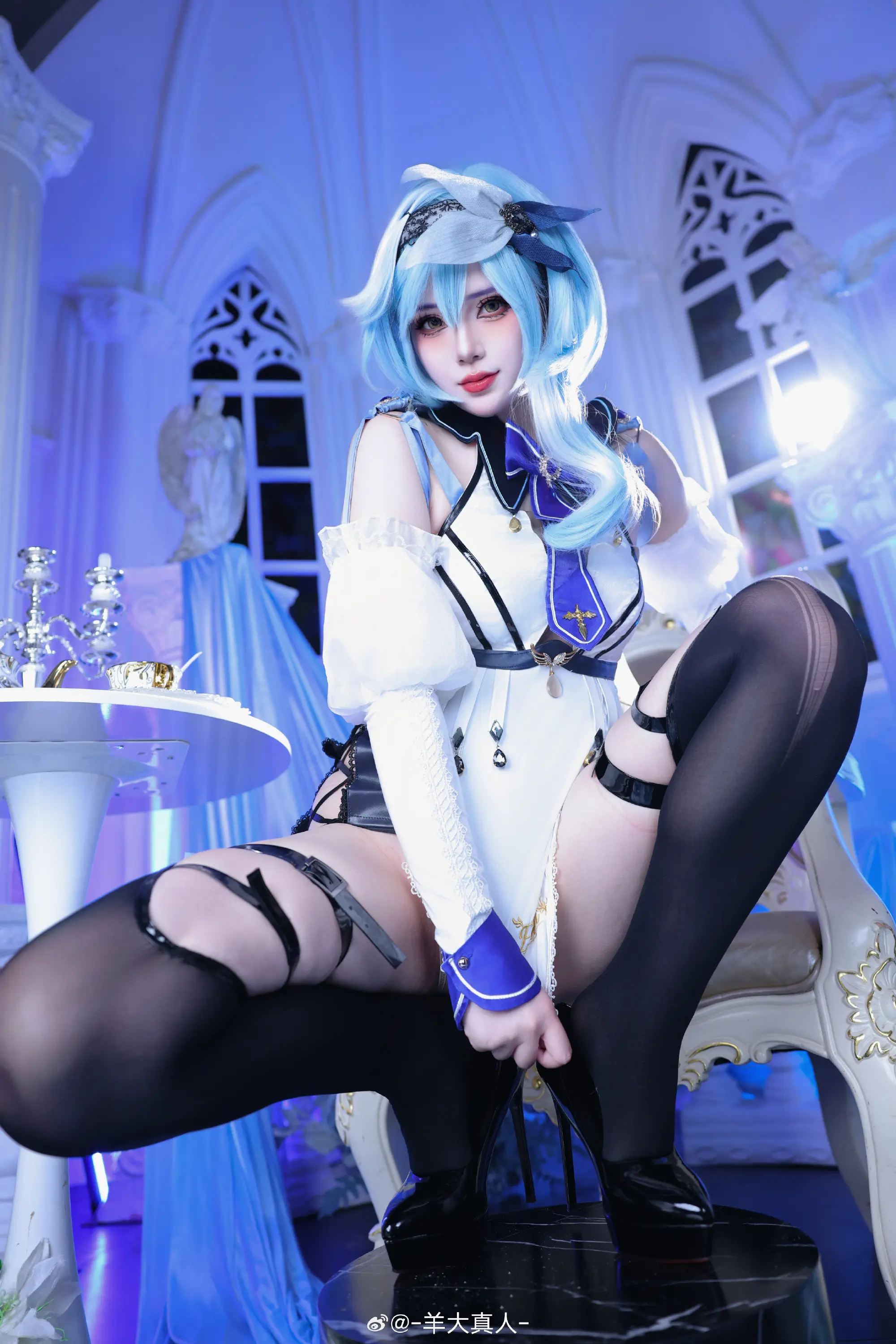 cos正片 原神 ♠️女仆同人「优菈」@-羊大真人- COSPLAY-第2张