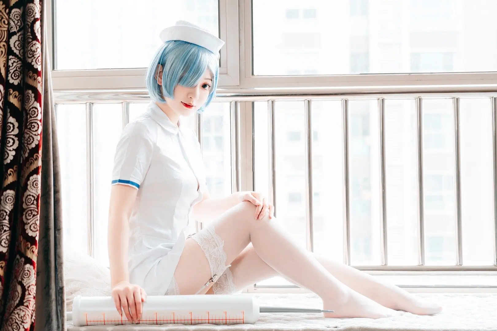 蕾姆护士cosplay-公众号小姨ai
