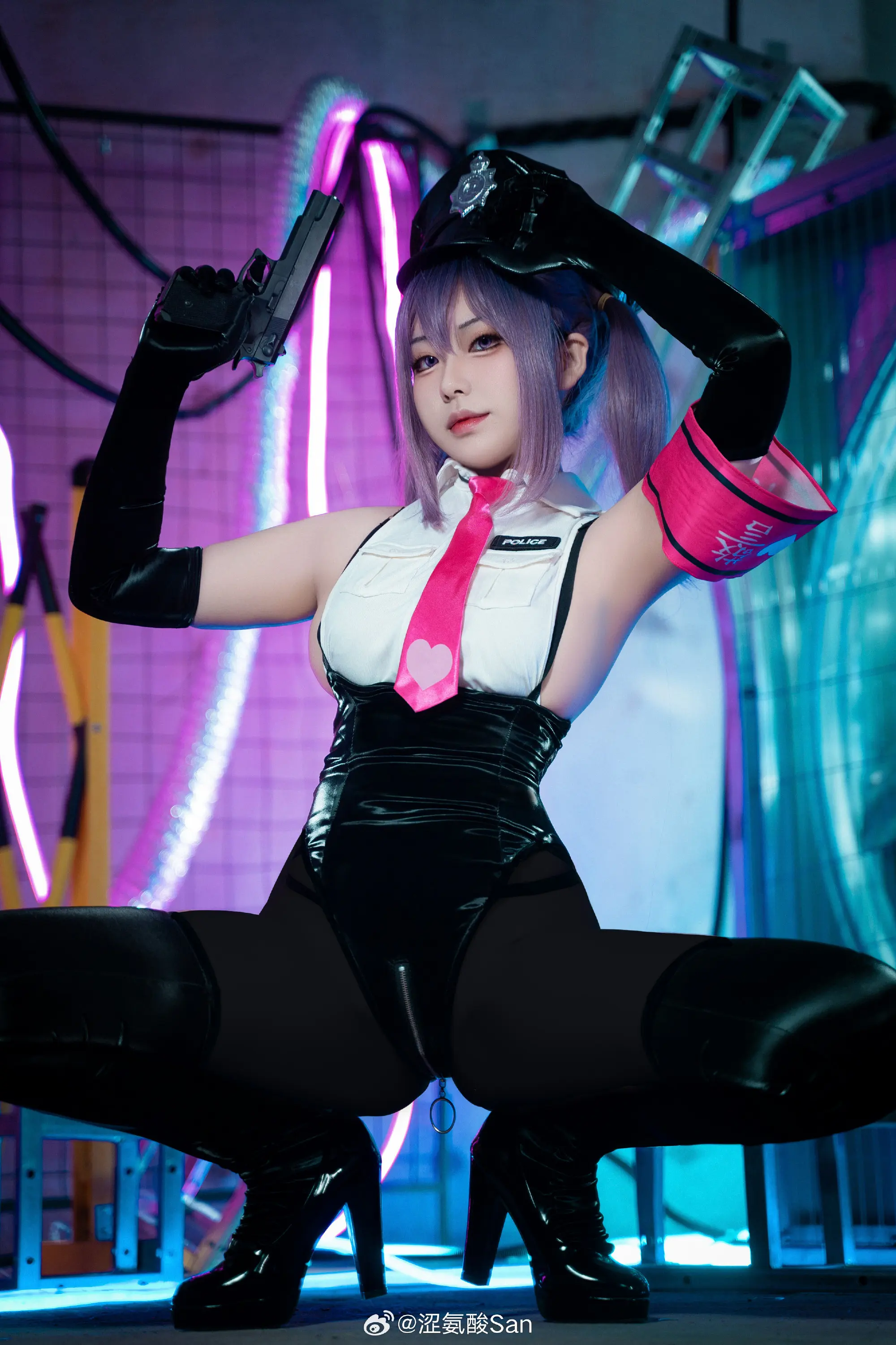 动漫Coser@涩氨酸San 宇都宫沙希-公众号小姨ai