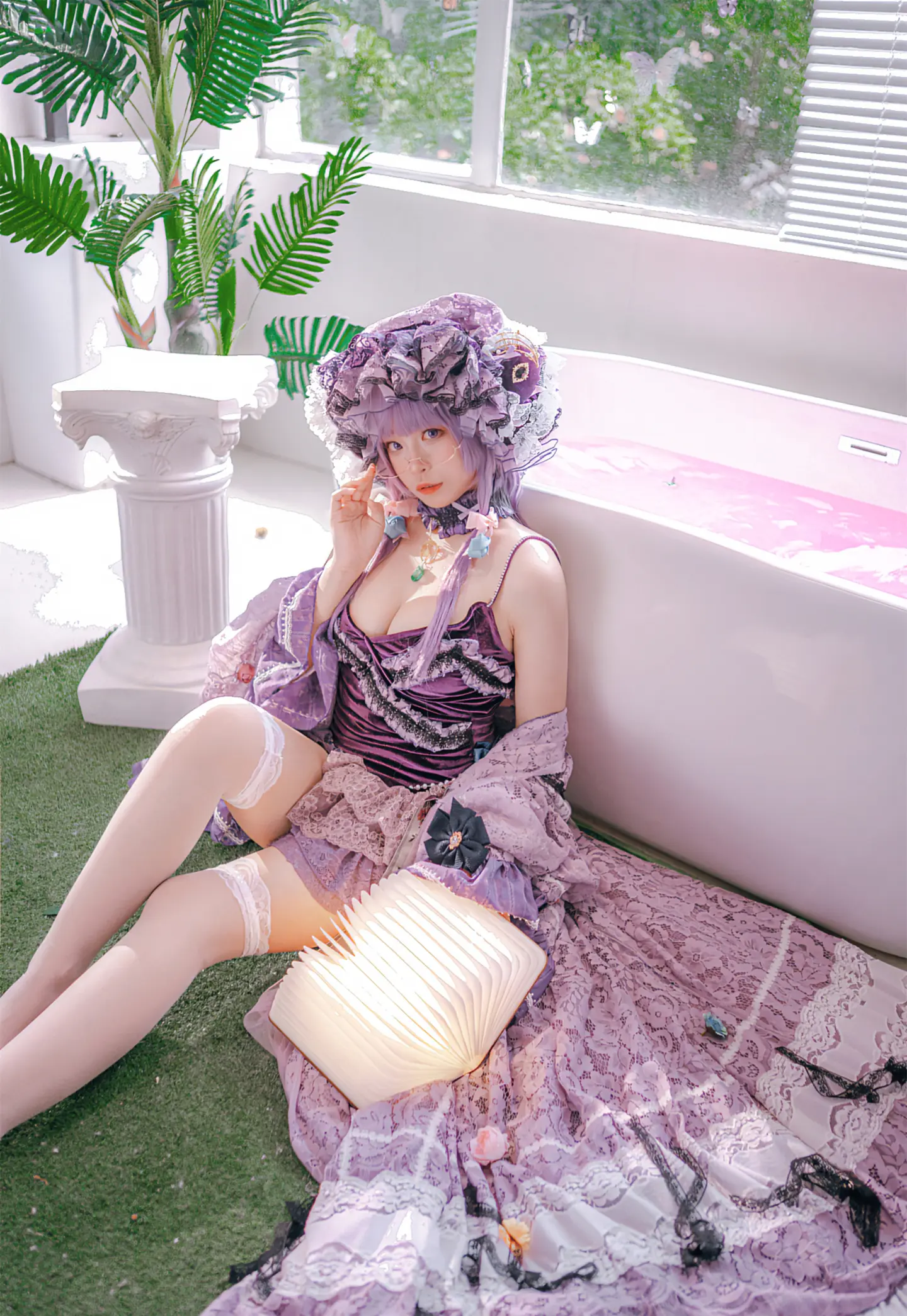 动漫Coser@冉冉不甜v《东方Project》帕秋莉·诺蕾姬-公众号小姨ai