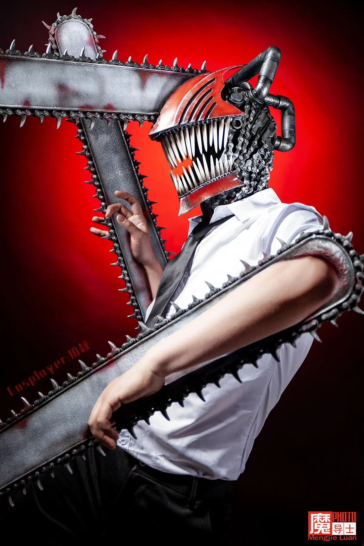 电锯人漫画男主角电次COSPLAY-公众号小姨ai