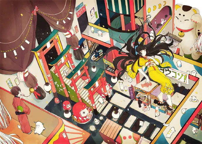 Artist:問七 Twi:toinana7 #精美奇幻插画# ​​​​