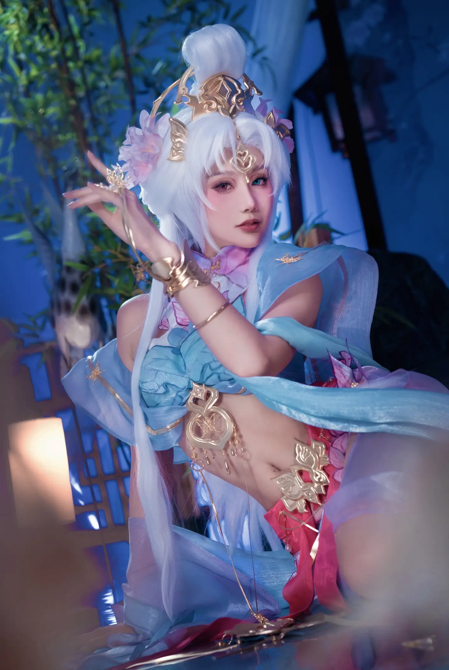 动漫Coser@如月灰《三国志幻想大陆》明幽貂蝉-公众号小姨ai