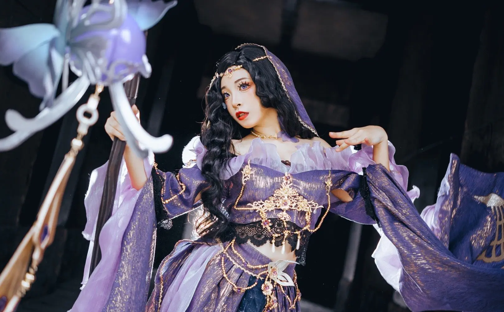 《逆水寒手游》九灵cosplay-公众号小姨ai