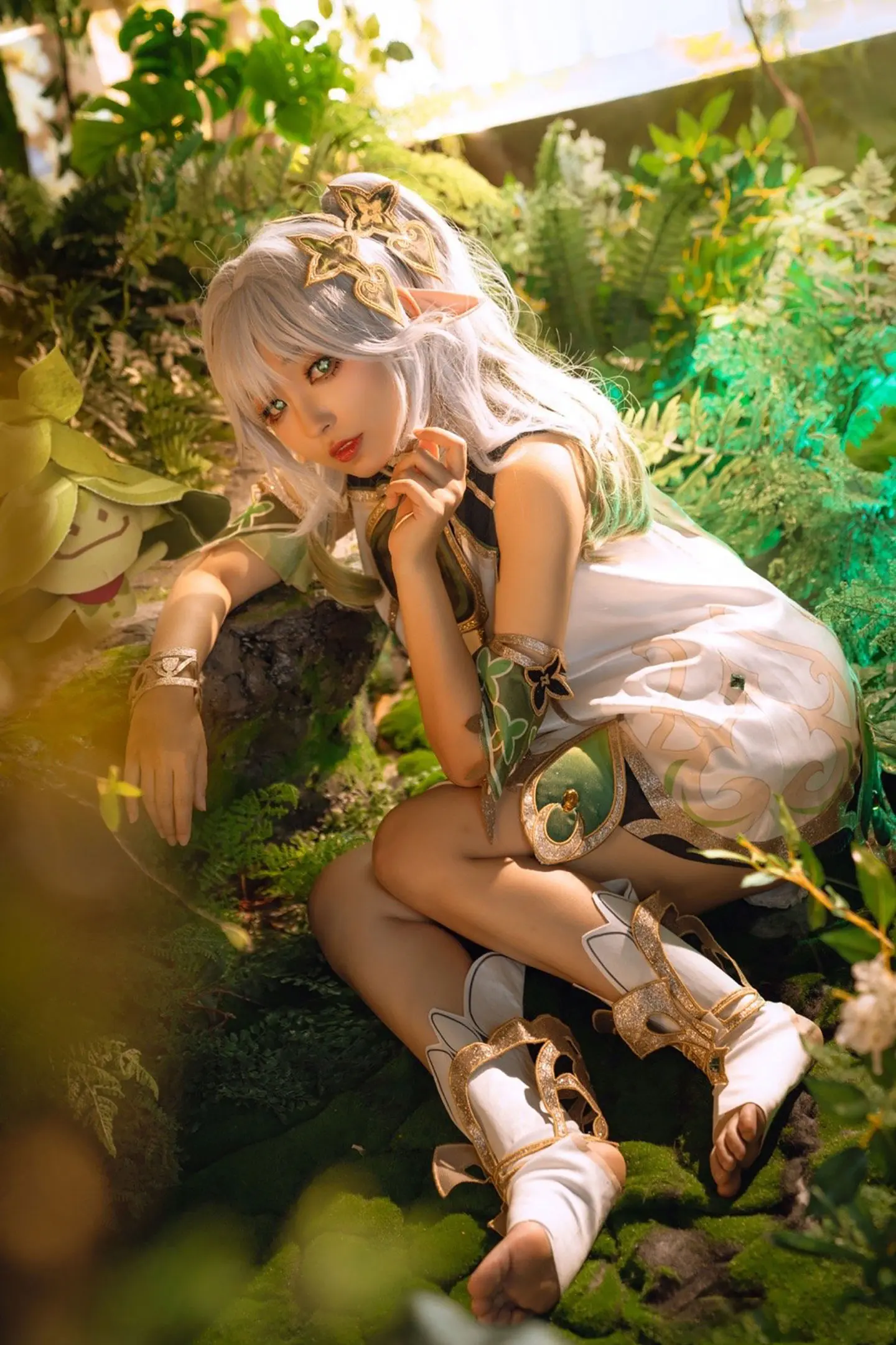 动漫Coser@怪兽要努力变强《原神》纳西妲-公众号小姨ai