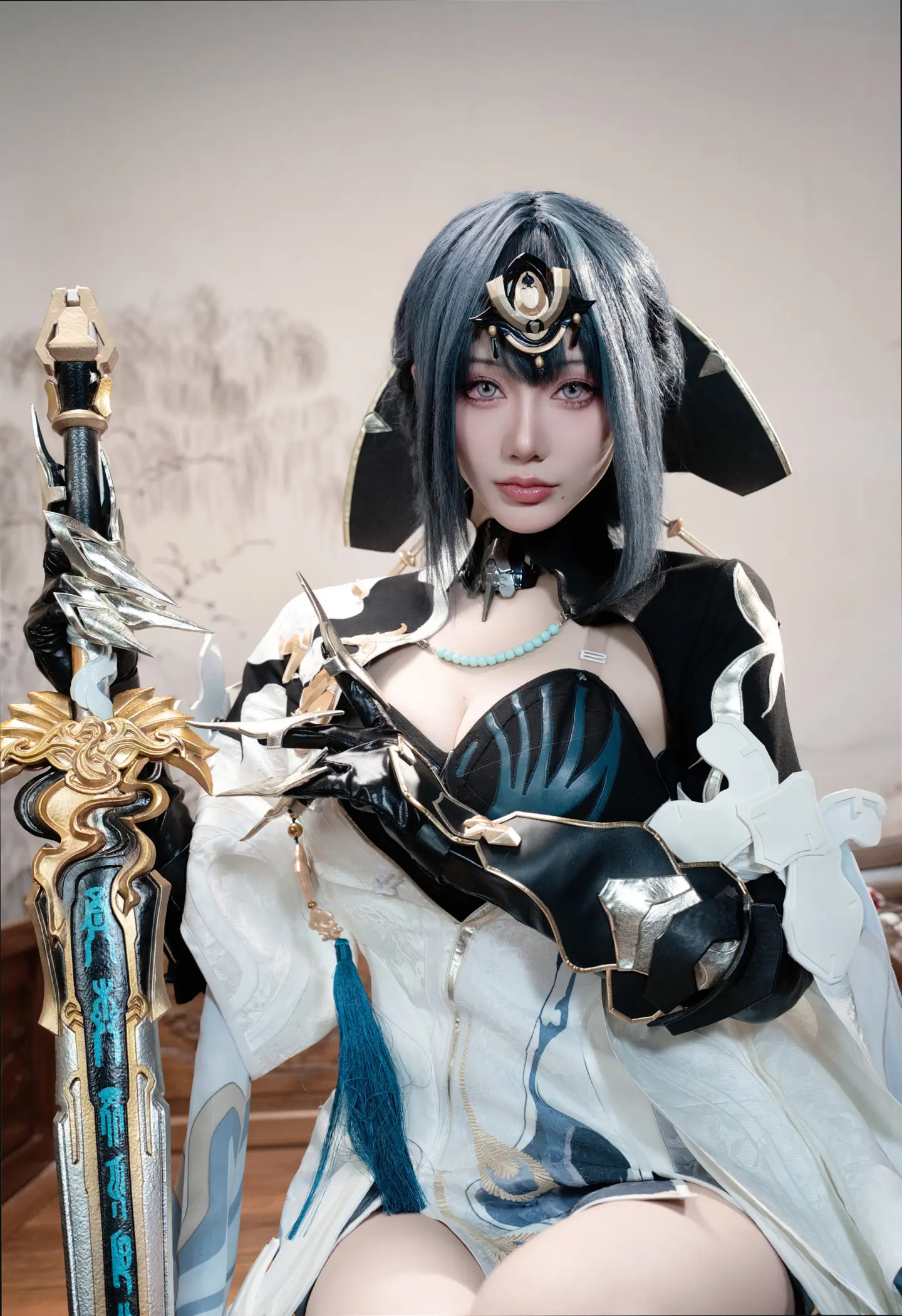动漫Coser@如月灰《战双帕弥什》络勾陈-公众号小姨ai