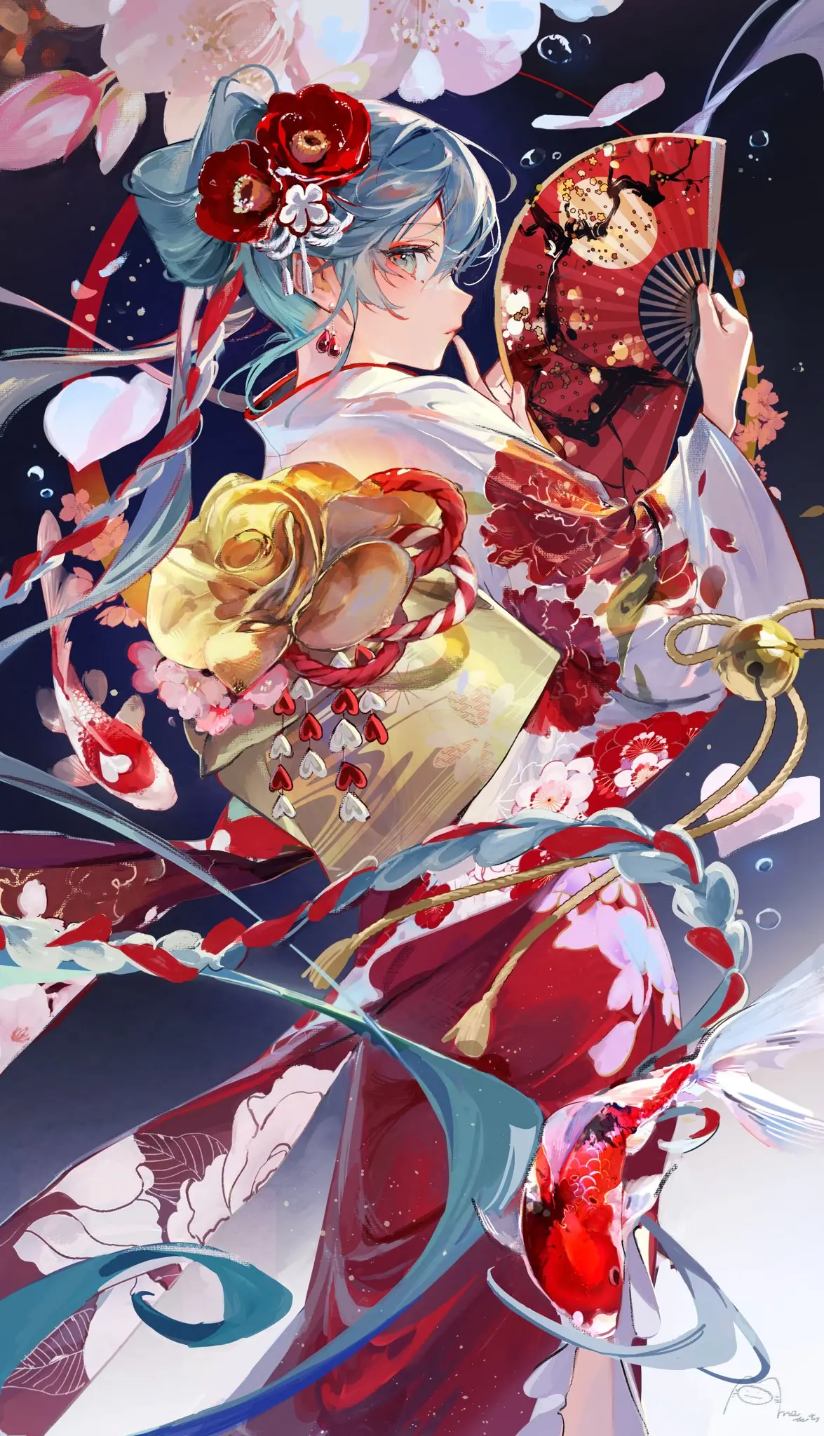 P站PIXIV 1231元旦快乐-公众号小姨ai