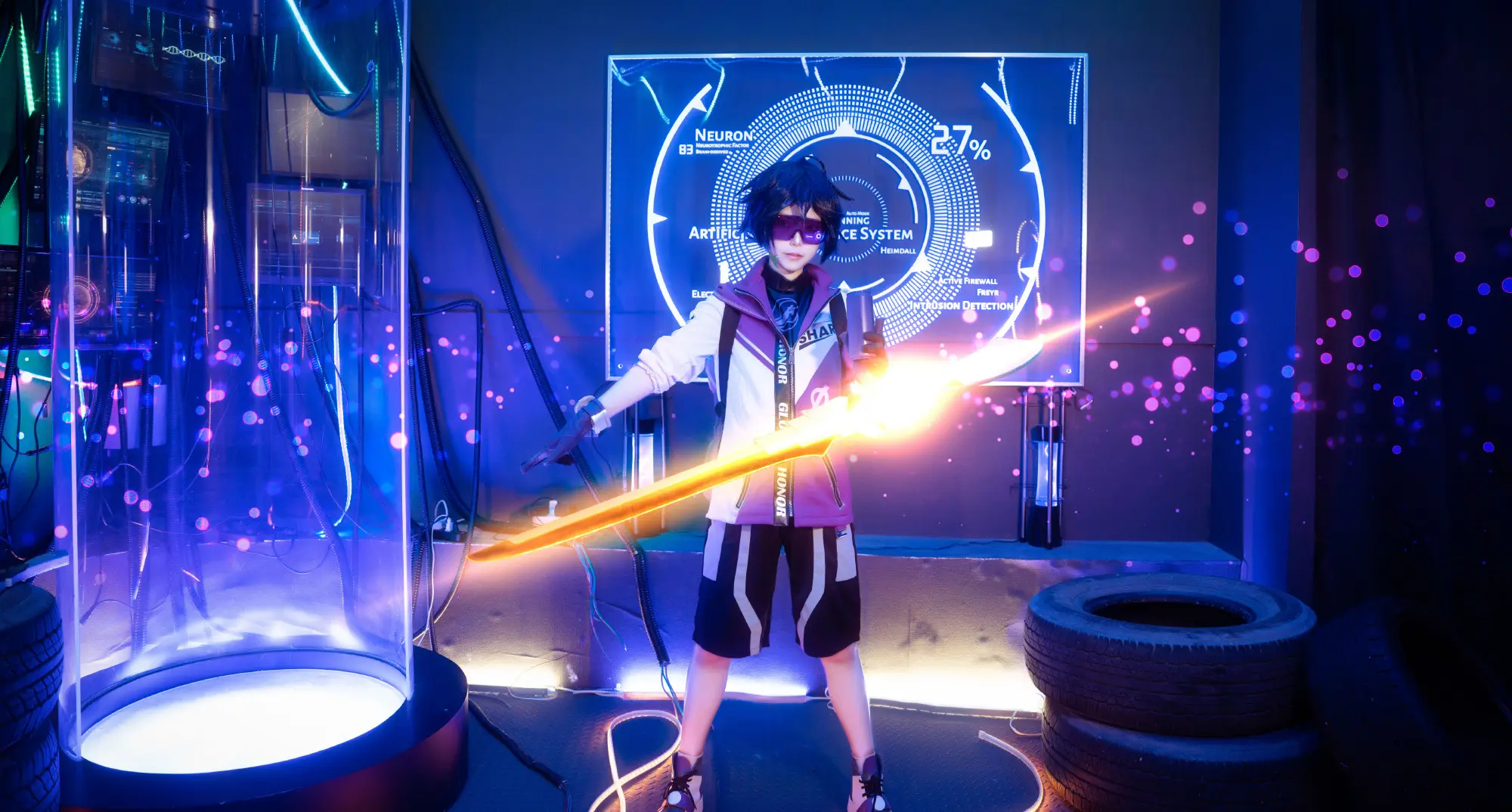 《王者荣耀》李白 敏锐之力cosplay-公众号小姨ai