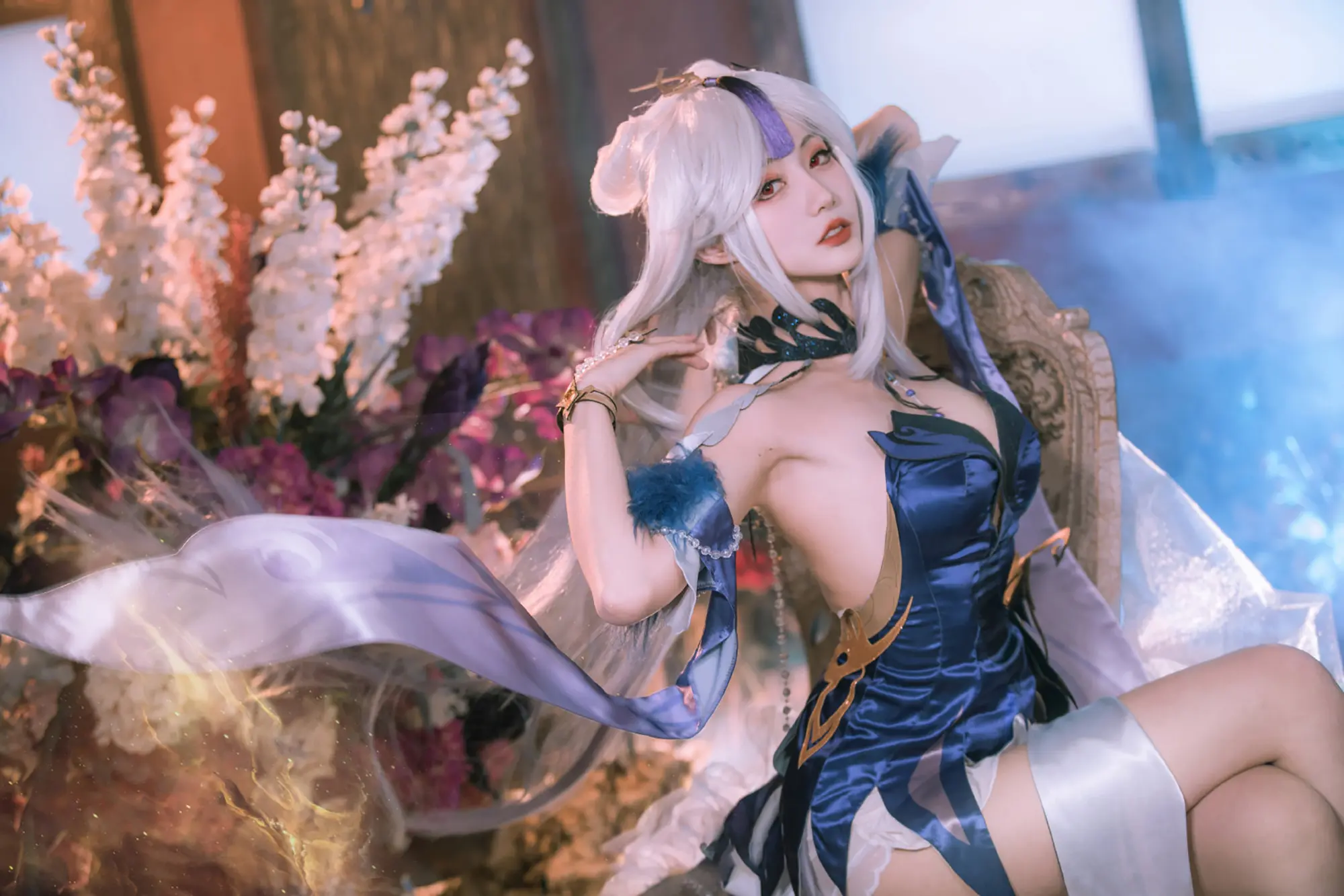 《原神》凝光沙中幽兰cosplay-公众号小姨ai