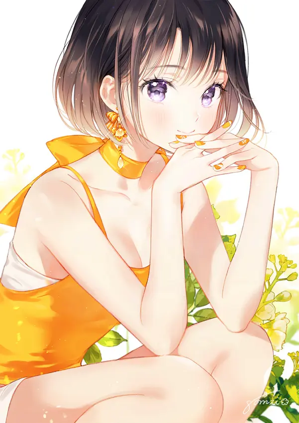 Artist:gomzi Twi:gcmzi #唯美少女头像# ​​​​