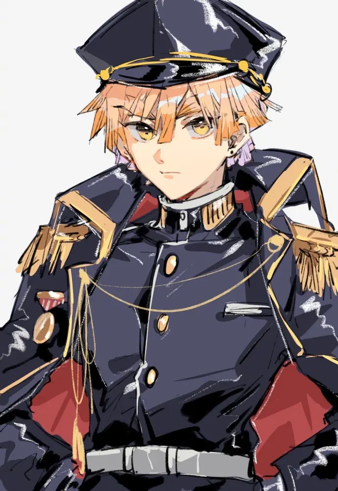 #鬼灭之刃##灶门炭治郎# 军装太帅了！（twi.SUSTEN_） ​ ​​​​