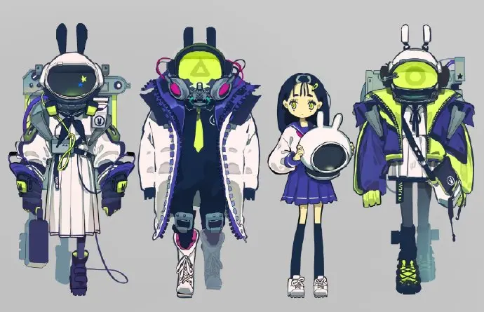 少女太空服
