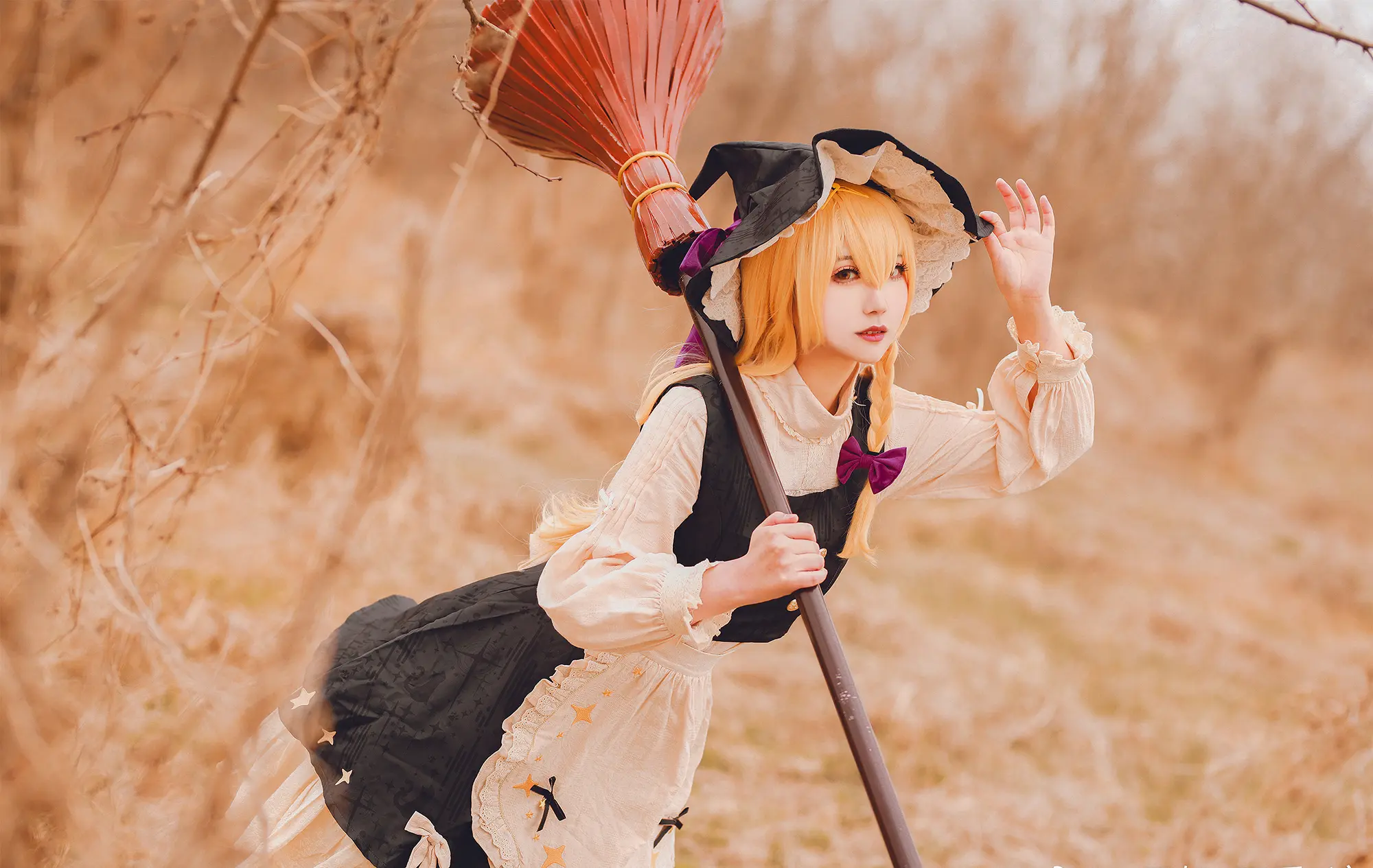 《东方Project》雾雨魔理沙cosplay-公众号小姨ai