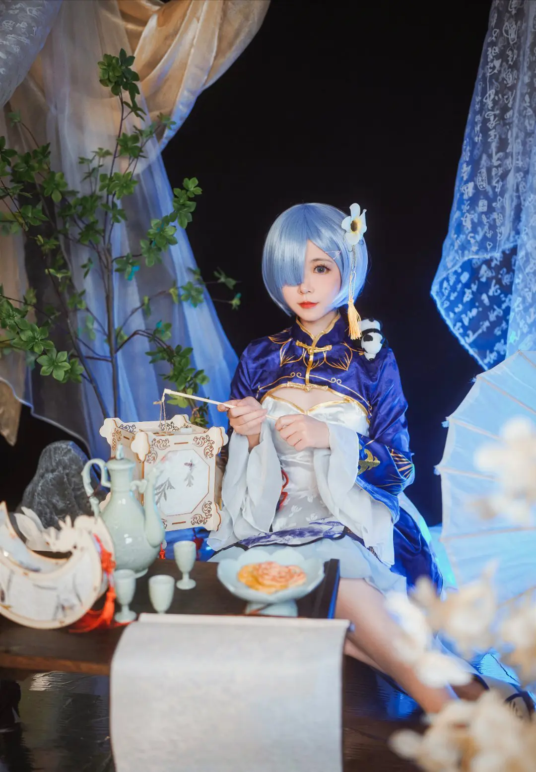 《re:从零开始的异世界生活》雷姆cosplay-公众号小姨ai