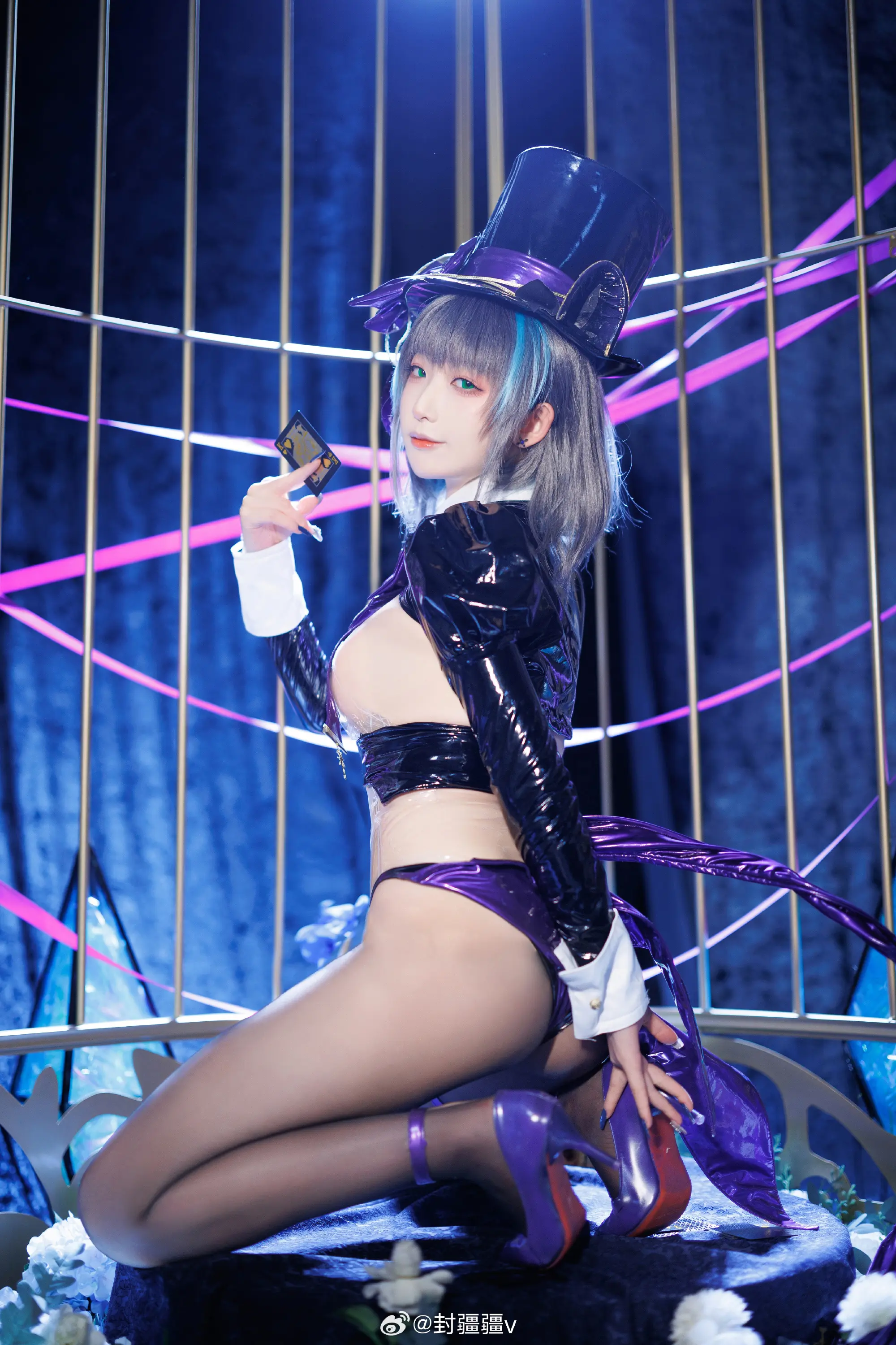 COSPLAY 碧蓝航线 柴郡魔术师～绚烂夜梦@封疆疆v COSPLAY-第8张