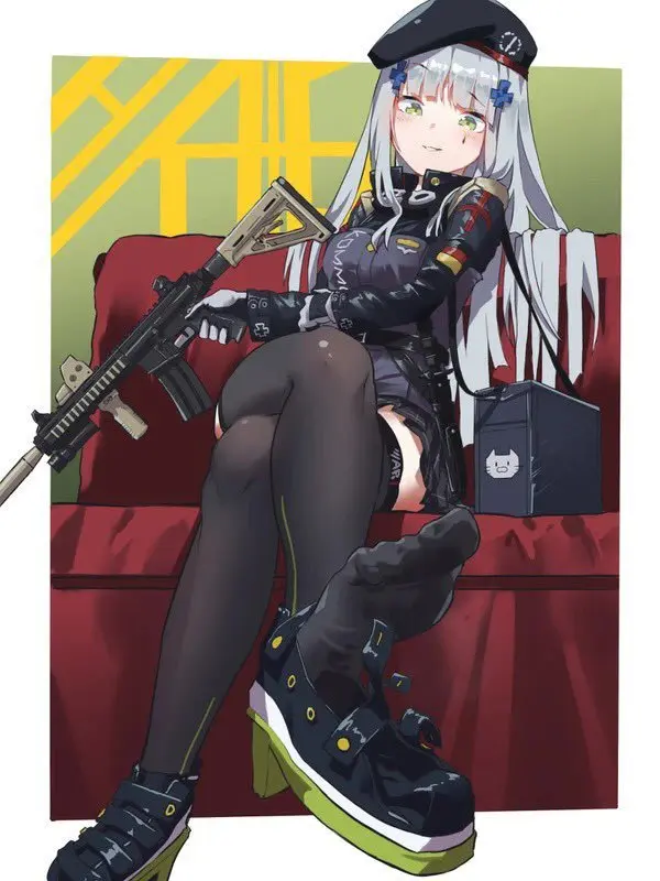 #少女前线# HK416 twi:@ aamond777 ​​​​-公众号小姨ai