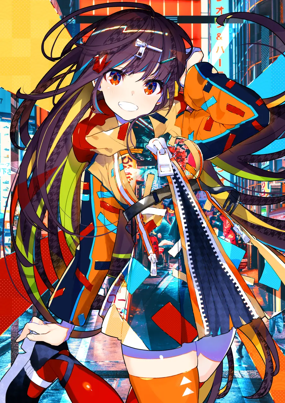 [pixiv]P站官网图集越努力越幸运-公众号小姨ai