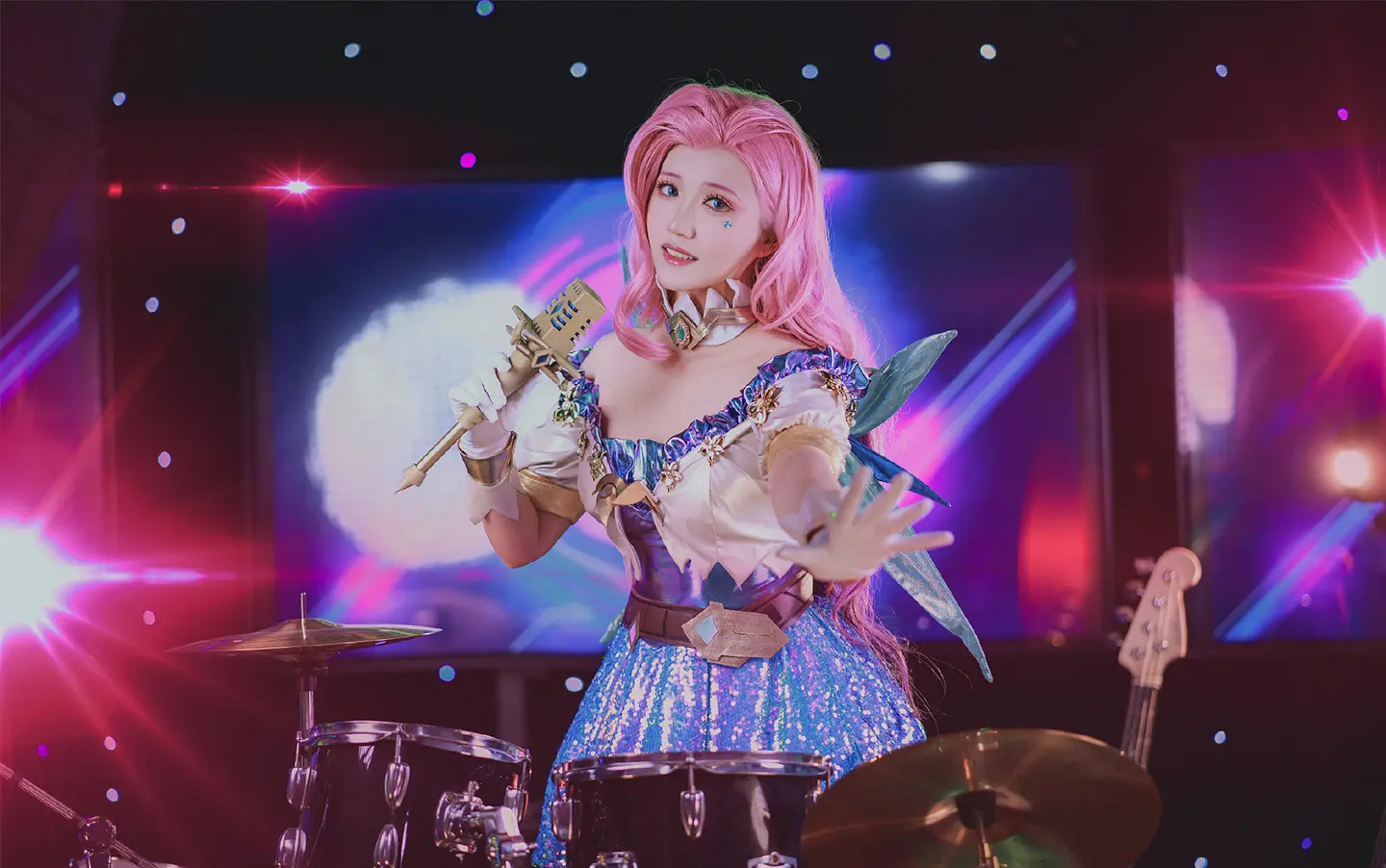 《英雄联盟》萨勒芬妮cosplay-公众号小姨ai