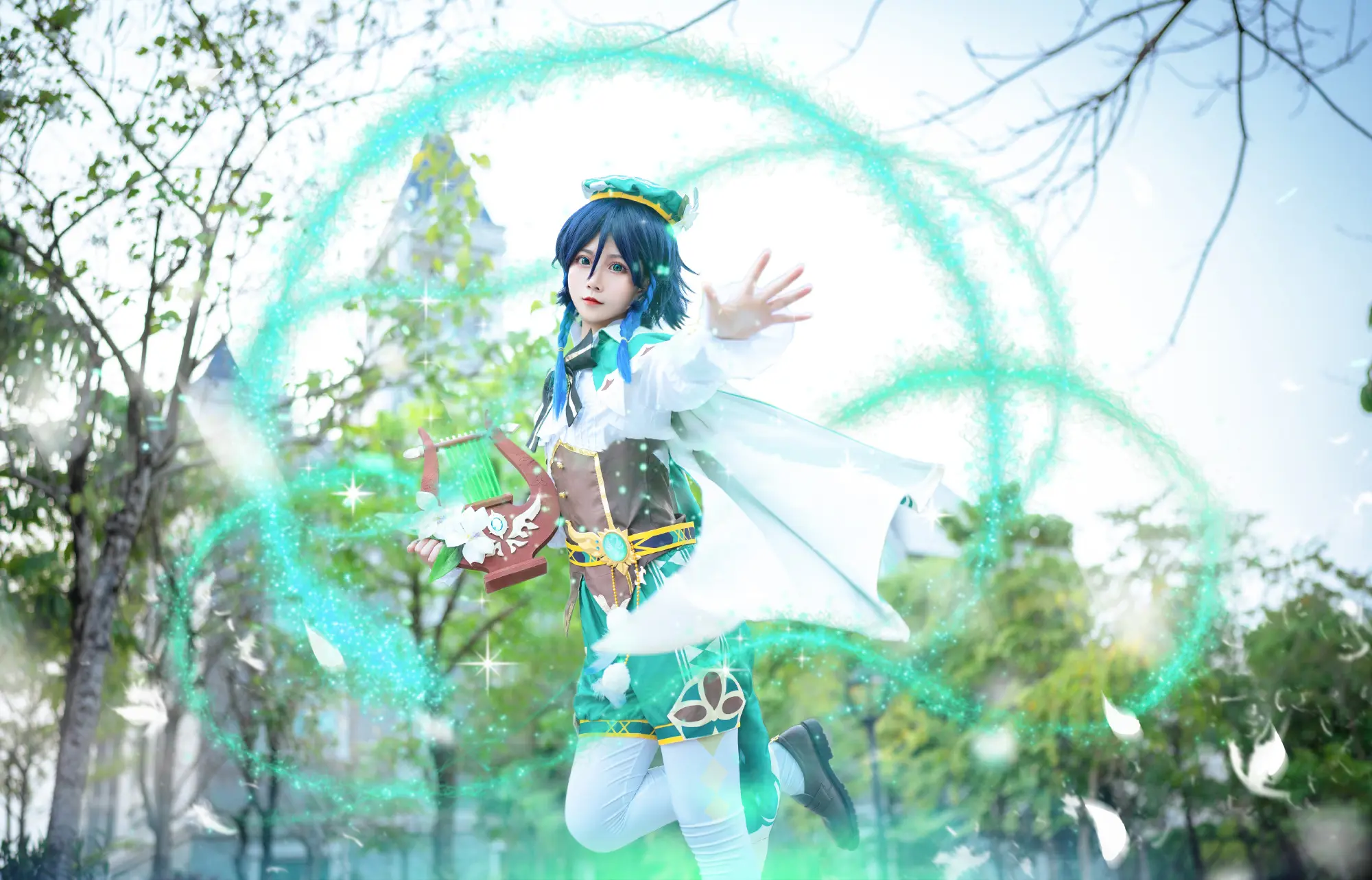 《原神》巴巴托斯cosplay-公众号小姨ai