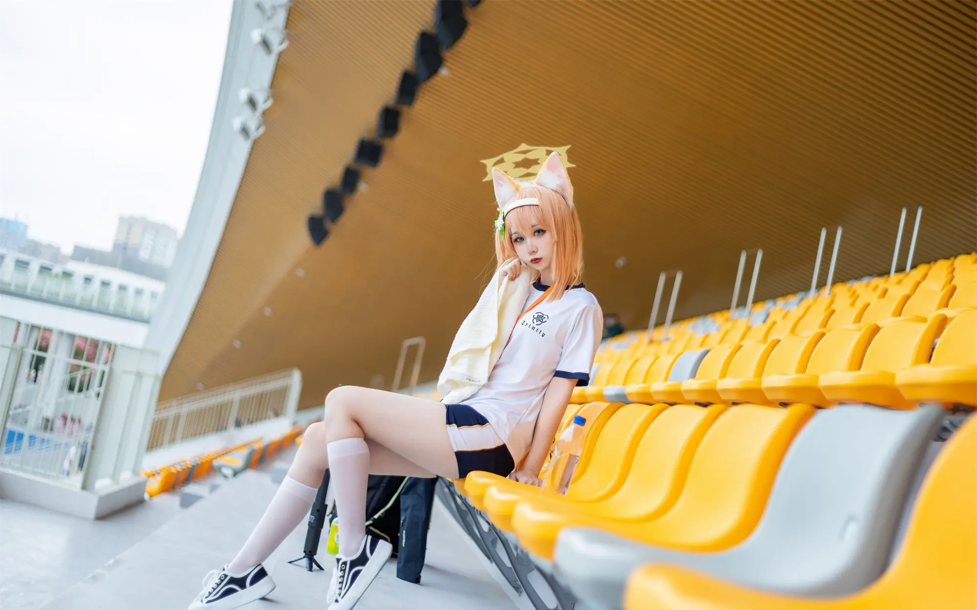《蔚蓝档案》玛丽体操服cosplay-公众号小姨ai