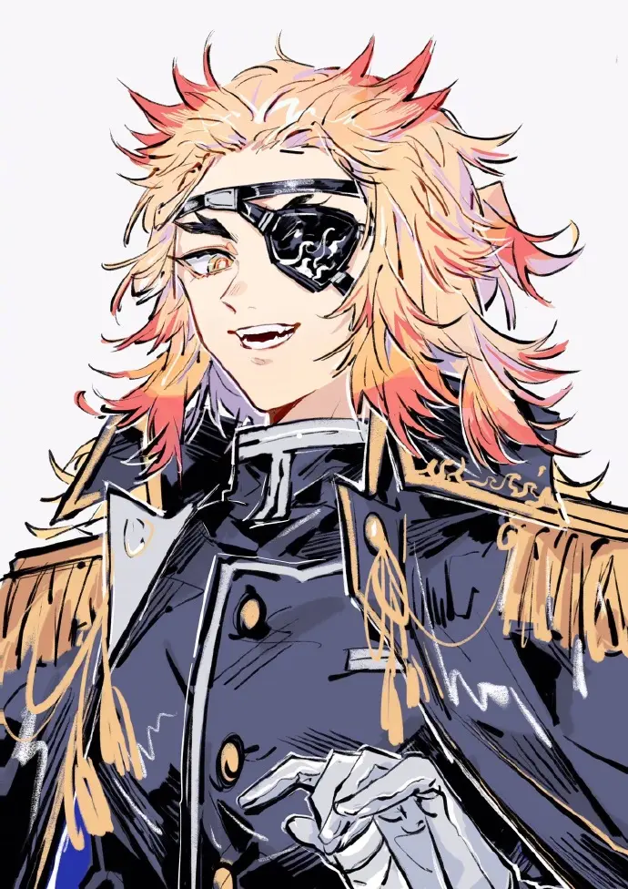 #鬼灭之刃##灶门炭治郎# 军装太帅了！（twi.SUSTEN_） ​ ​​​​
