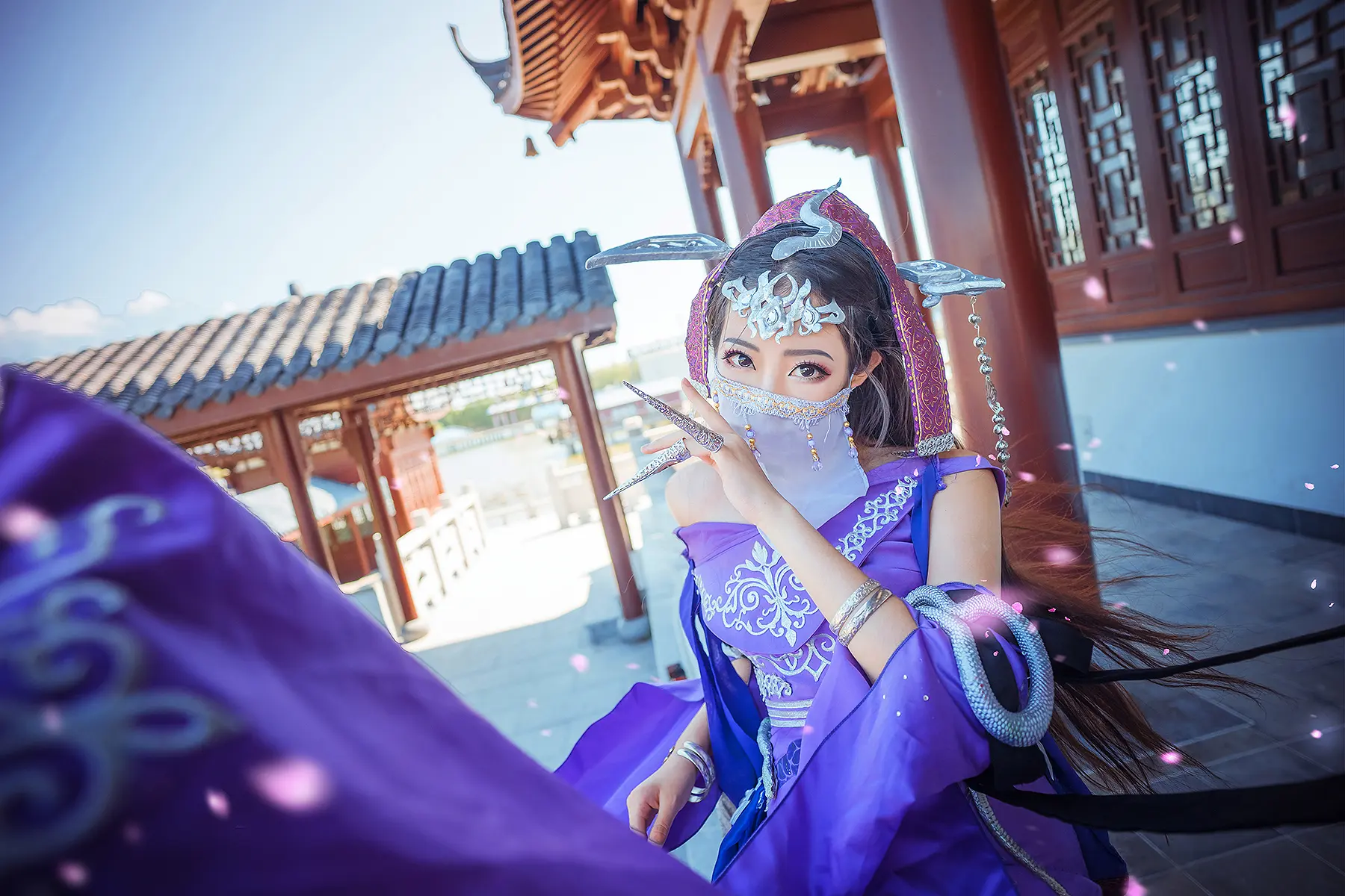 剑网3 破虏毒姐cosplay-公众号小姨ai