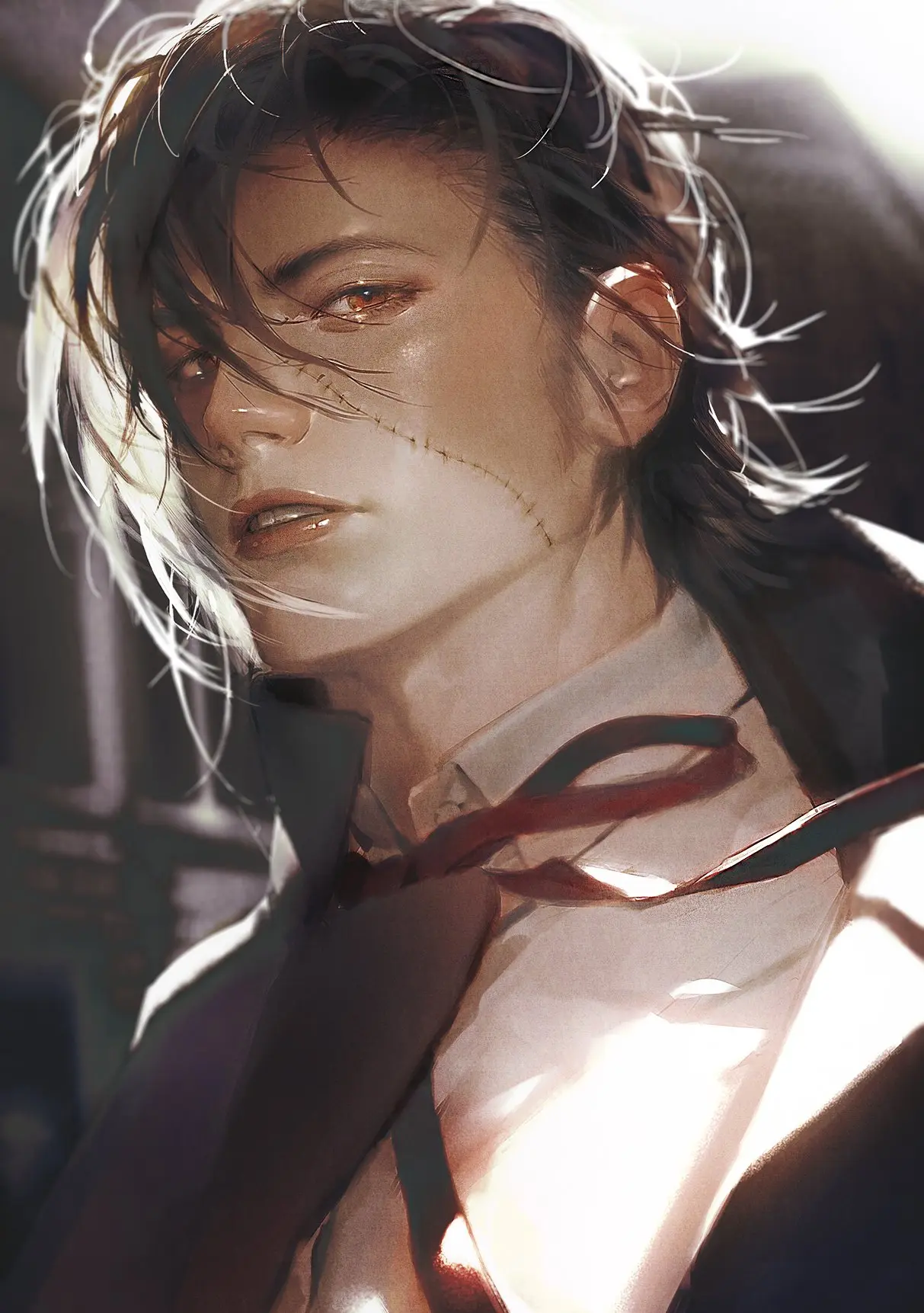 [pixiv]P站官网图集就让我把生命变得单纯而正直，像一支芦笛，用你的音乐来充满。-公众号小姨ai
