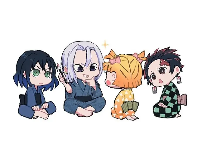 #鬼灭之刃# 小小只好可爱[太开心] Artist : きもと Twitter : kmt624 ​​​​