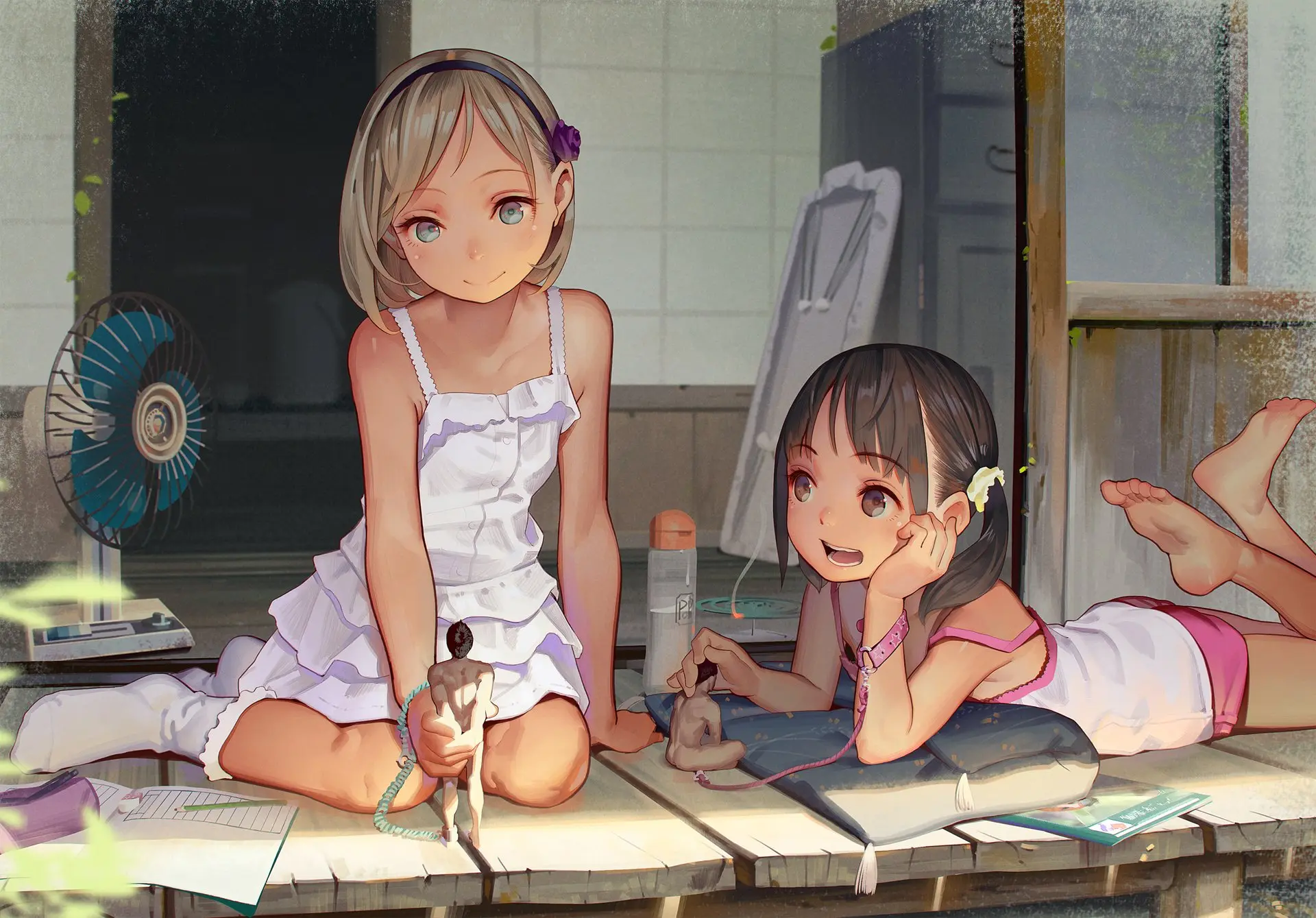 [pixiv]P站官网图集古镇风雨存诗画，水乡人家盈酒茶。 ​-公众号小姨ai