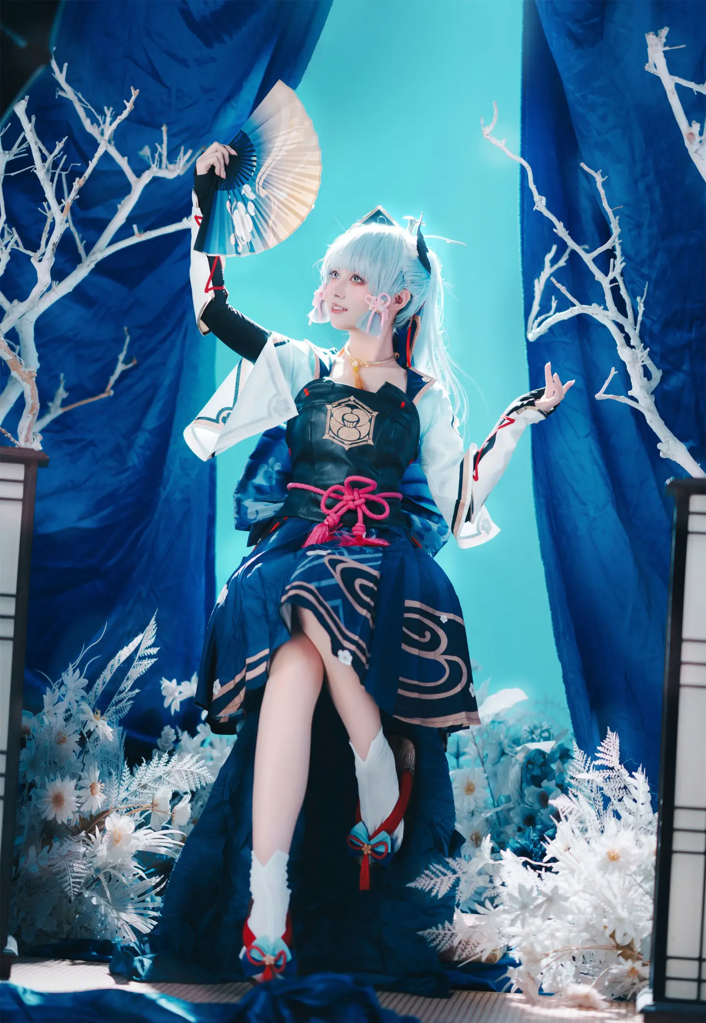 动漫Coser@外星嫣子_Yan《原神》神里绫华-公众号小姨ai