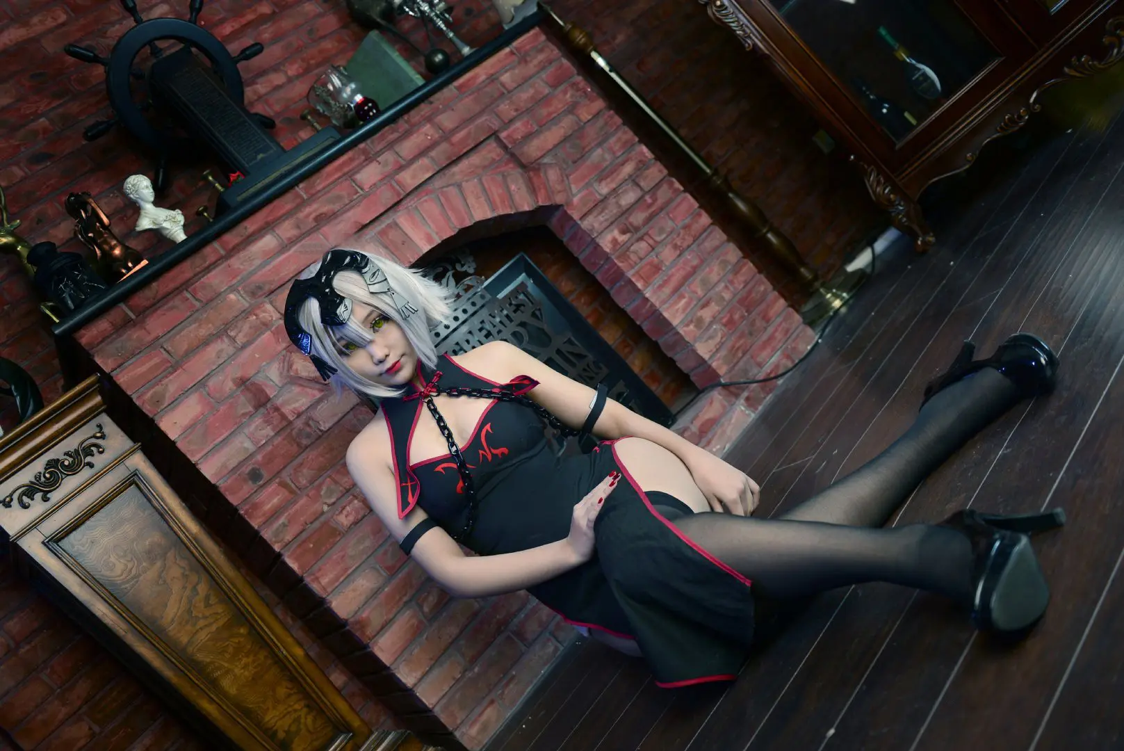 FGO 黑贞德cosplay-公众号小姨ai
