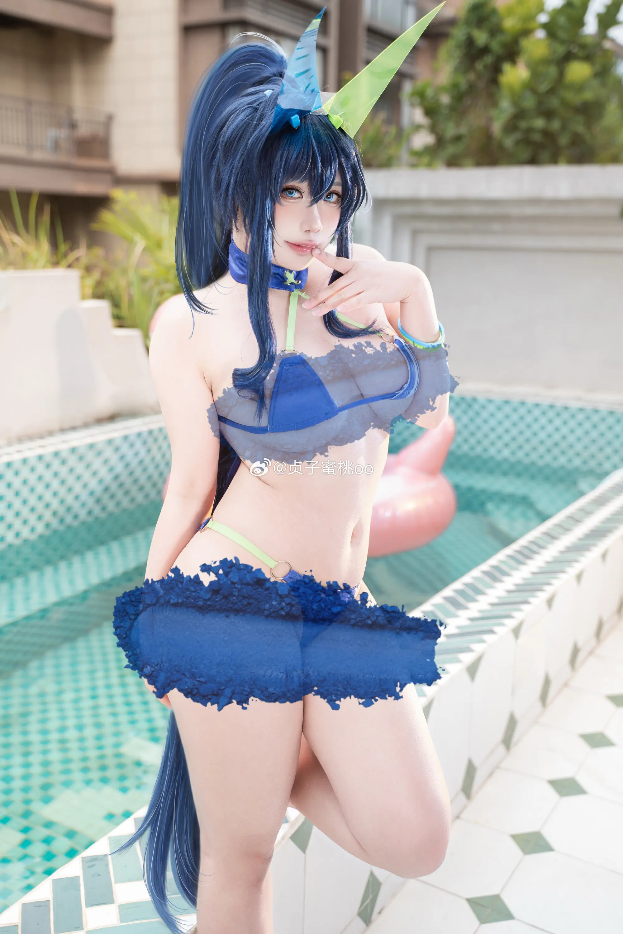 动漫Coser@贞子蜜桃oo 碧蓝航线-公众号小姨ai