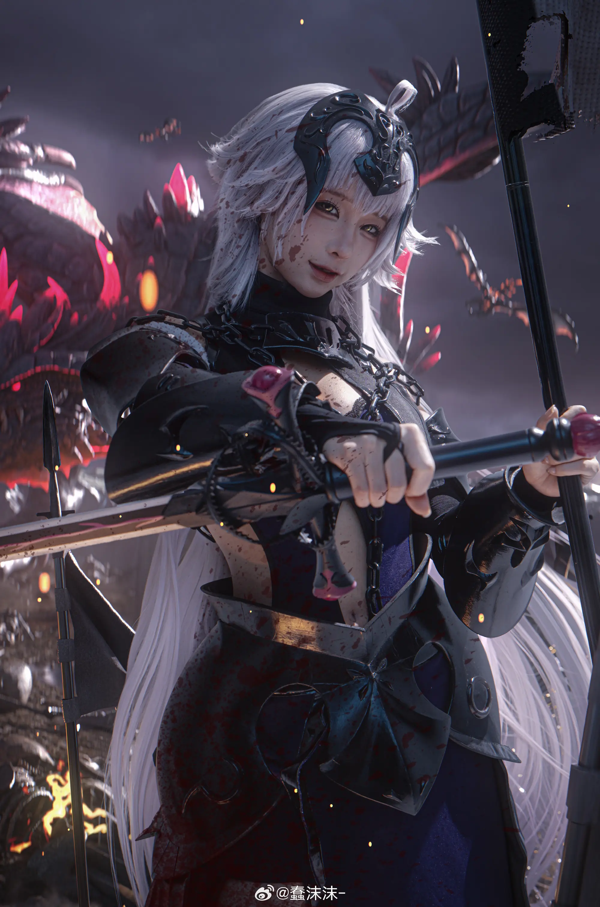 动漫Coser@蠢沫沫-《贞德》-公众号小姨ai