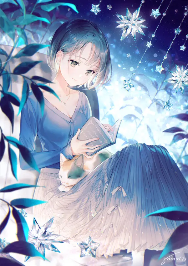 Artist:gomzi Twi:gcmzi #唯美少女头像# ​​​​