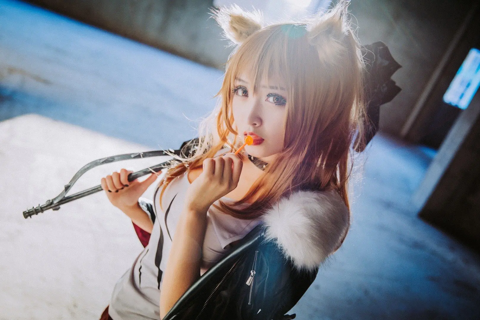明日方舟 推进之王cosplay-公众号小姨ai