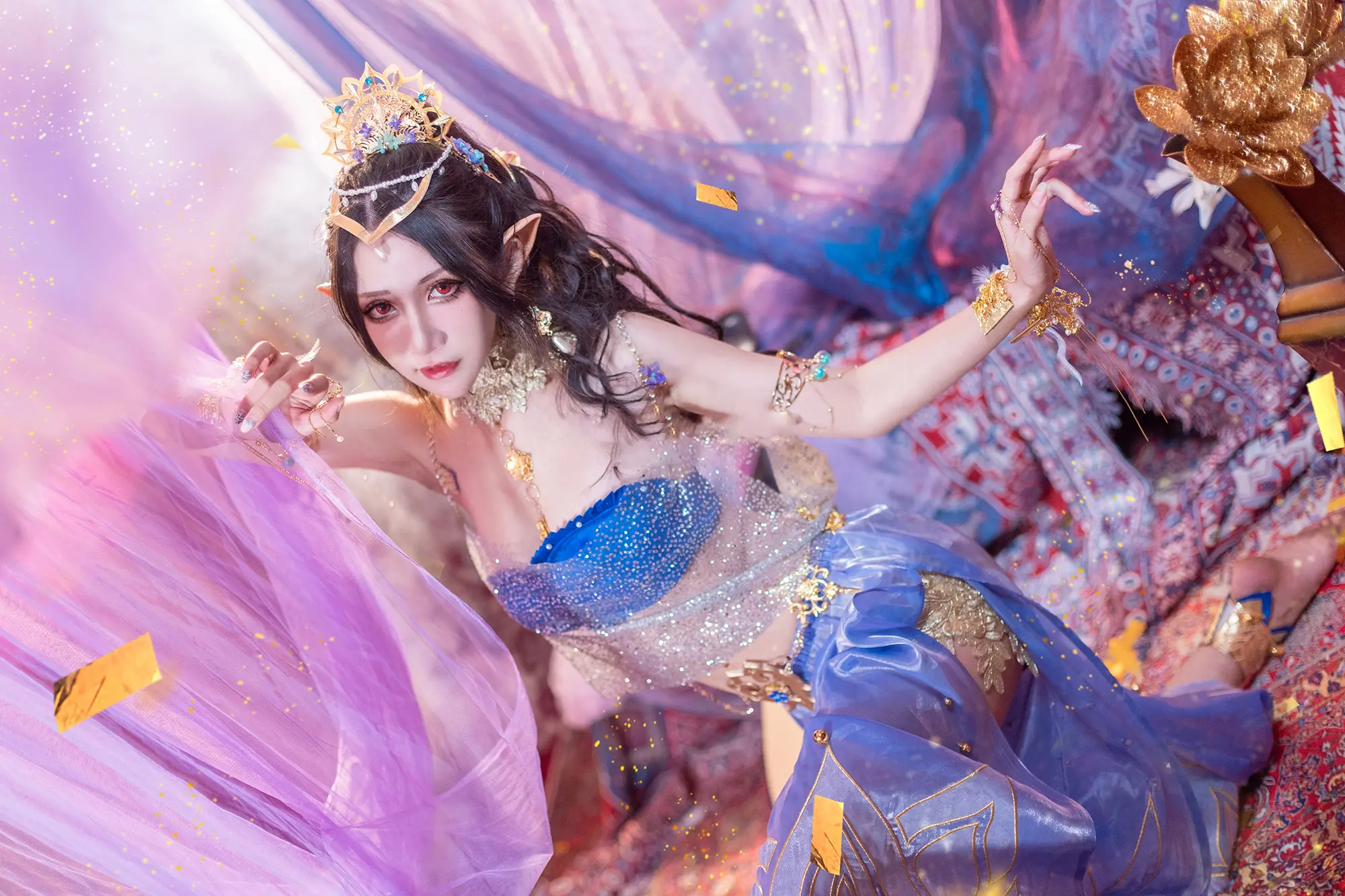 《永劫无间》迦南花无痕cosplay-公众号小姨ai