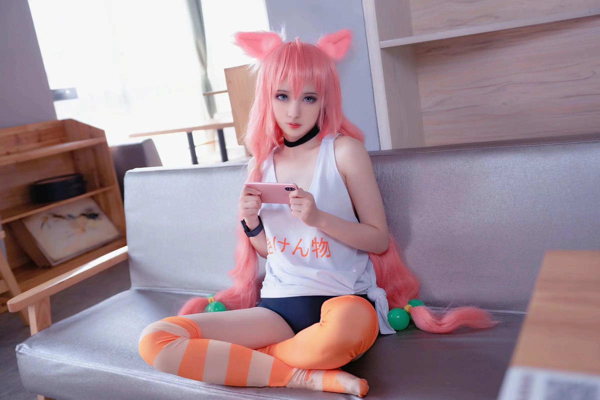 虚拟主播猫宫日向cosplay-公众号小姨ai