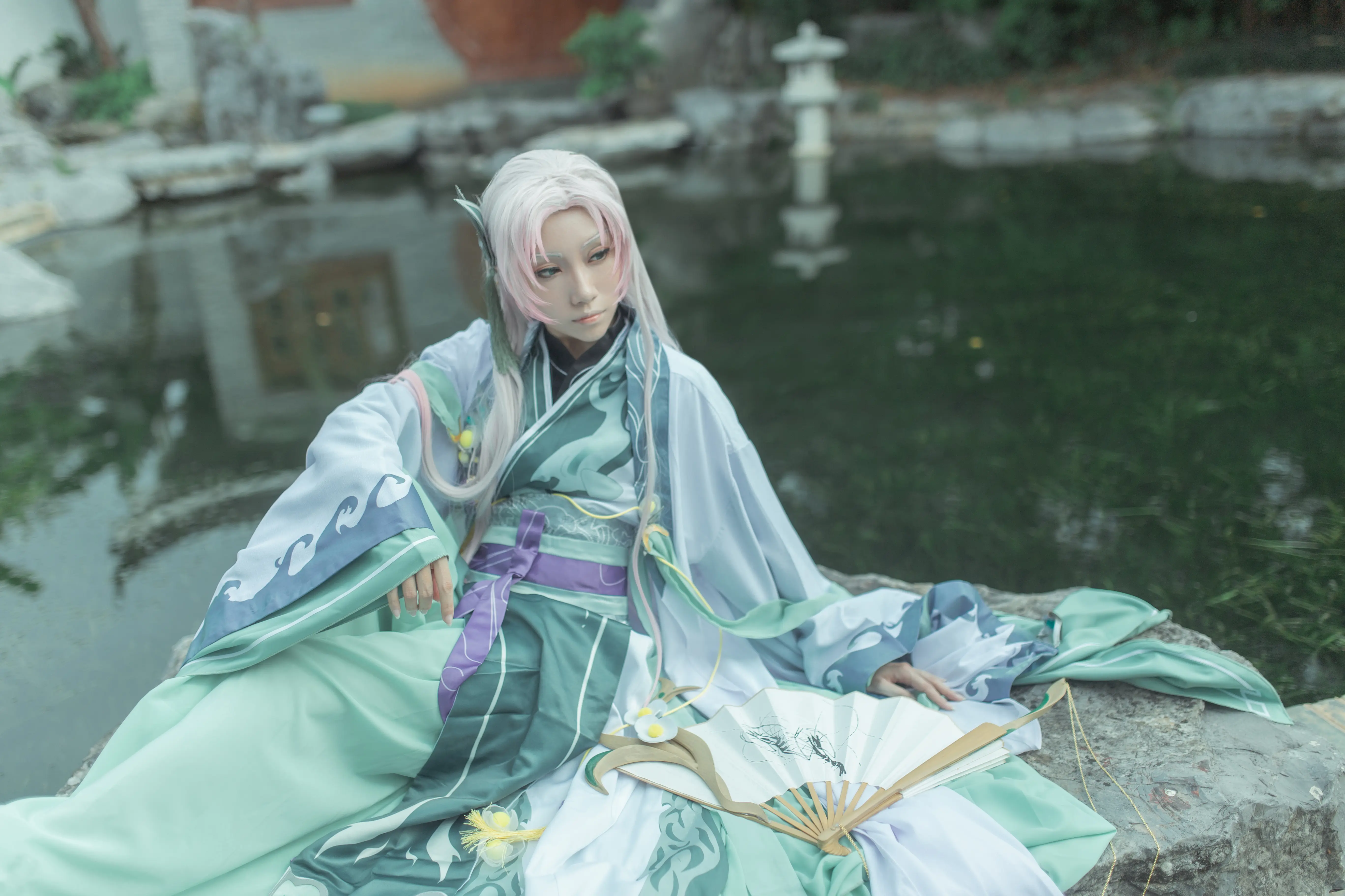 食物语·龙井虾仁cosplay-公众号小姨ai