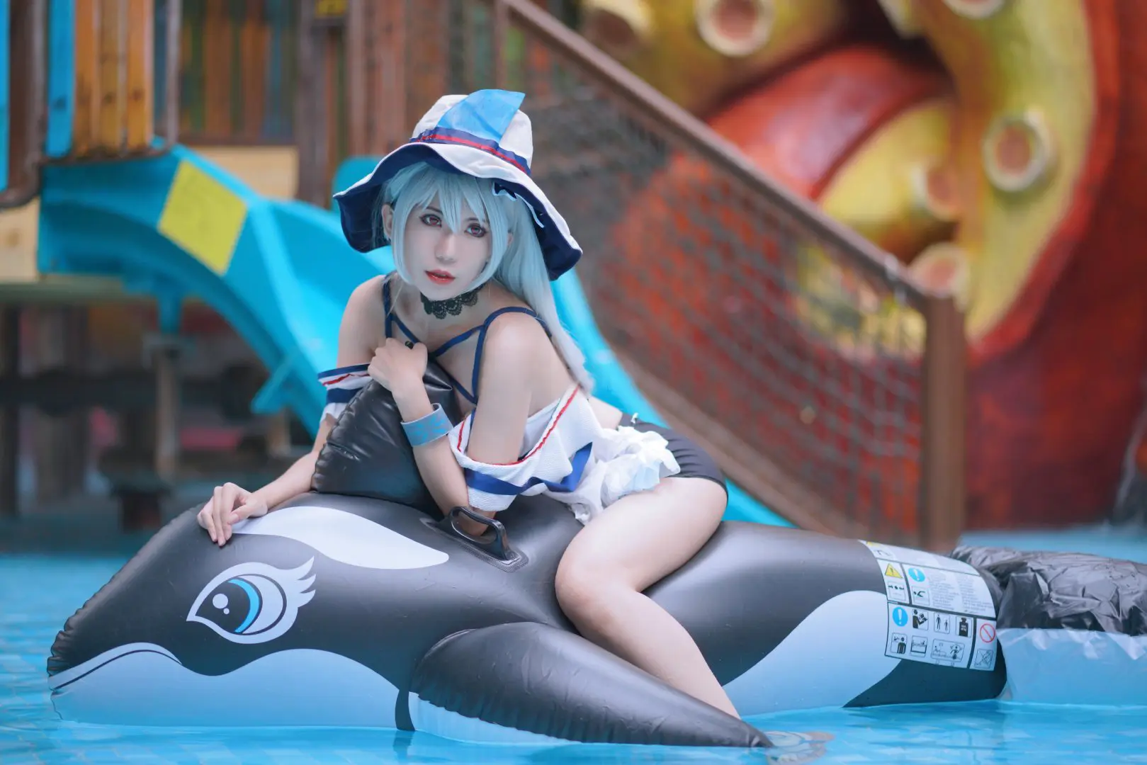 明日方舟 斯卡蒂cosplay-公众号小姨ai