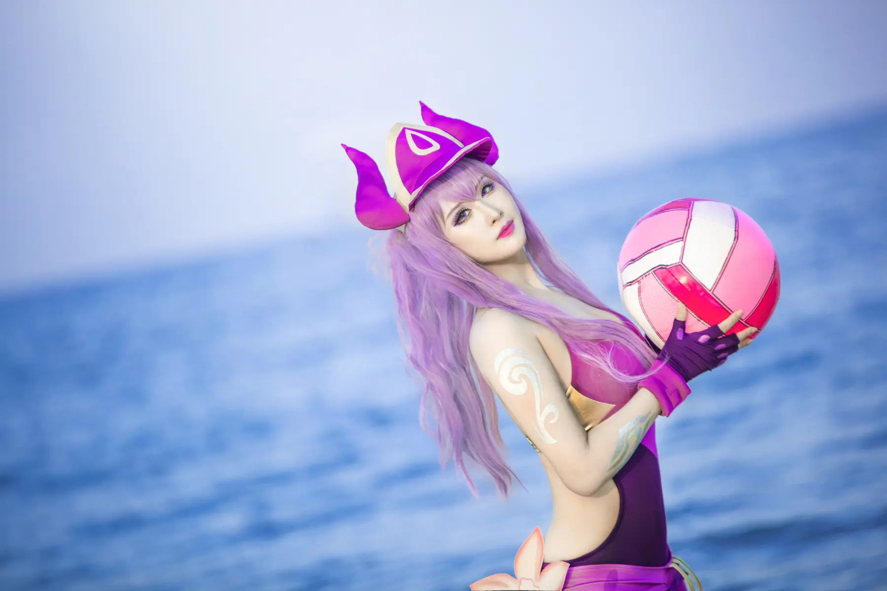英雄联盟  辛德拉泳池派对cosplay-公众号小姨ai