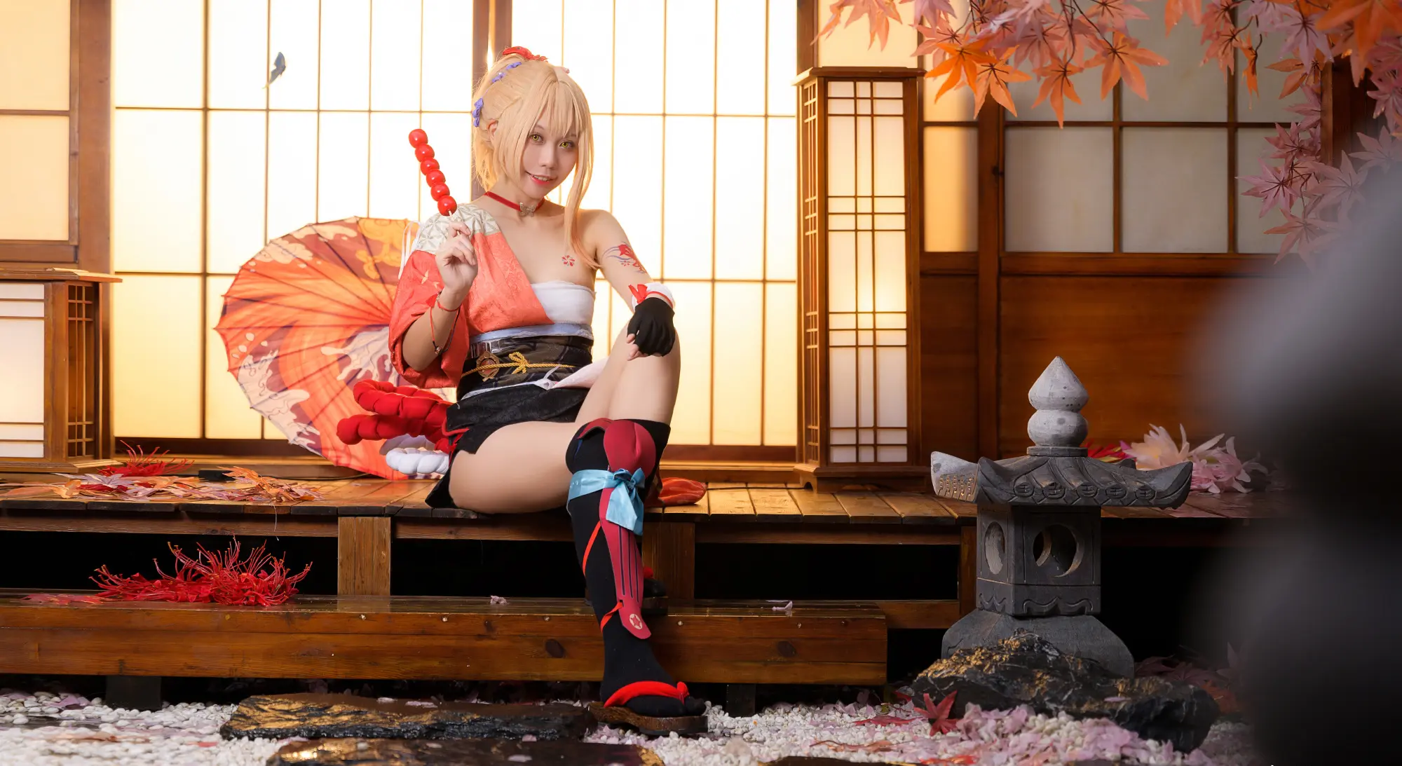 《原神》长野原宵宫cosplay-公众号小姨ai