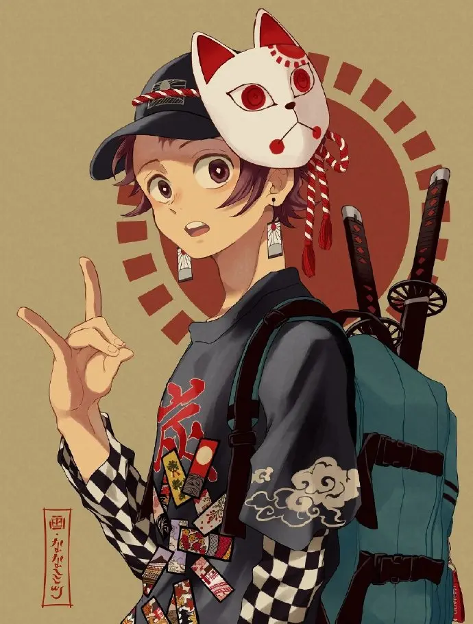 鬼灭之刃 & 我的英雄学院。画风炒鸡棒！（twi：makumakukawaii） ​​​​-公众号小姨ai