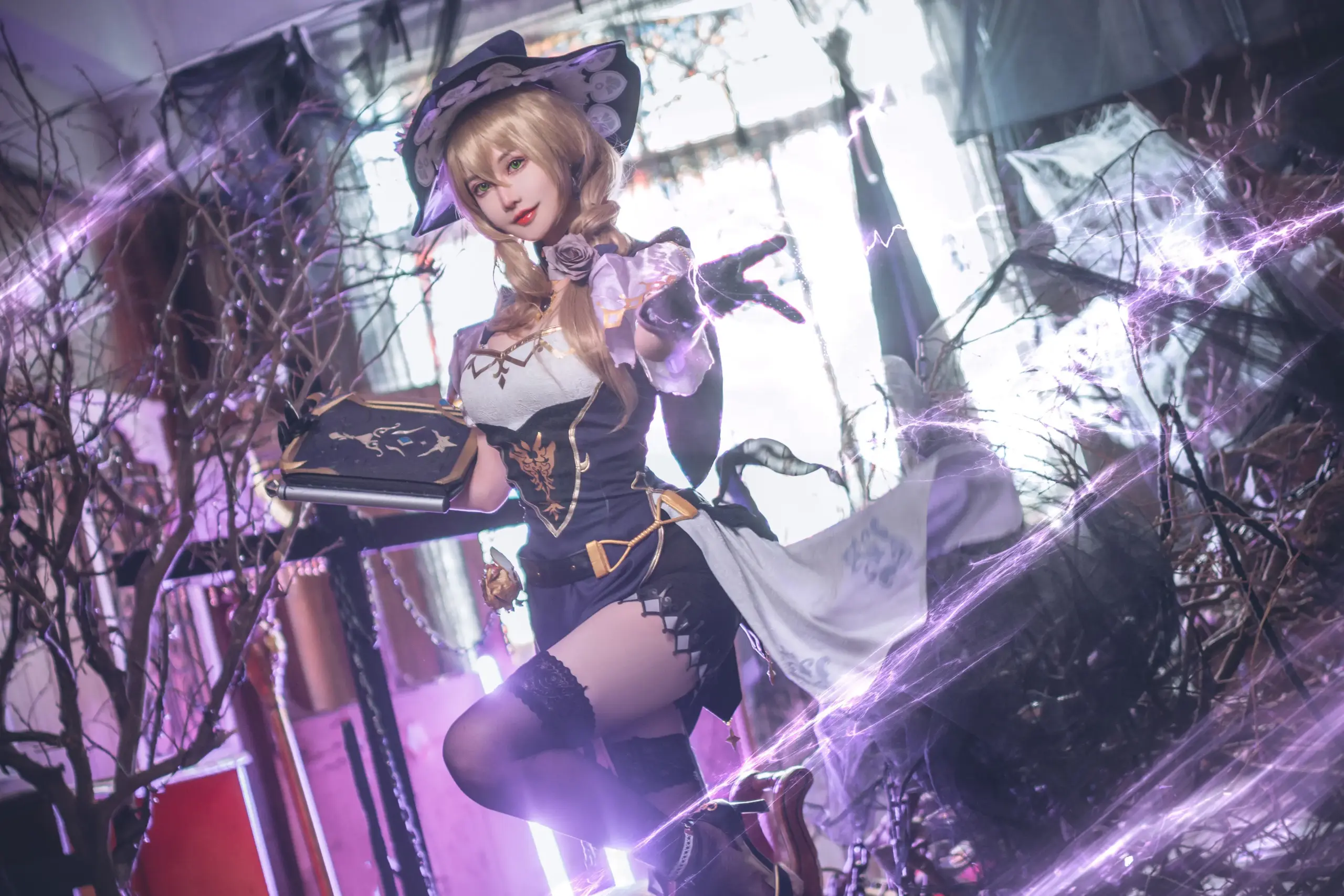 原神 丽莎cosplay-公众号小姨ai