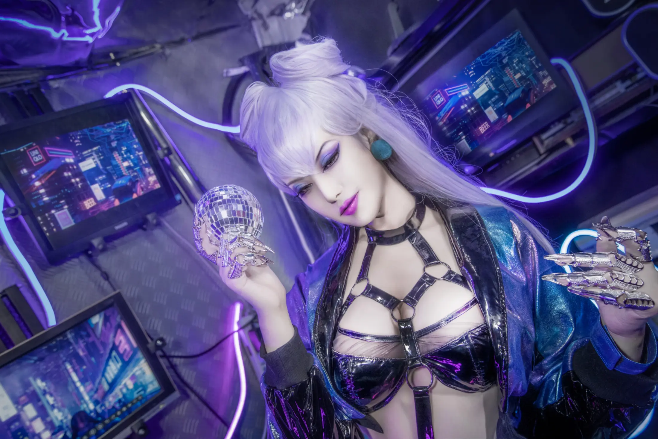 英雄联盟 寡妇制造者伊芙琳cosplay-公众号小姨ai