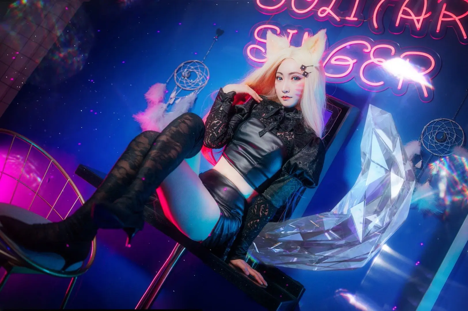 英雄联盟kda阿狸cosplay-公众号小姨ai