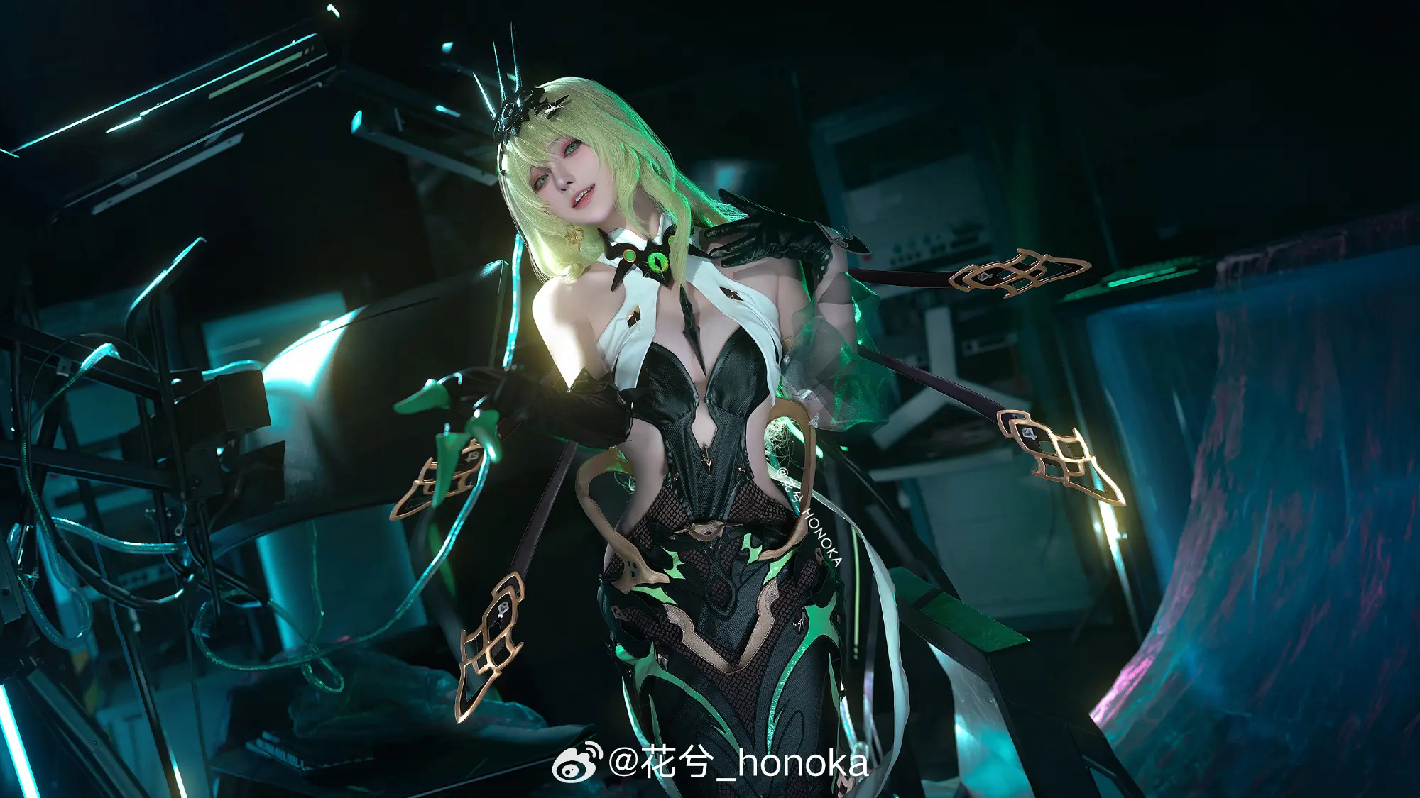 COSPLAY 抓到你了～小白鼠 崩坏3 醒梦曙影@花兮_honoka COSPLAY-第4张